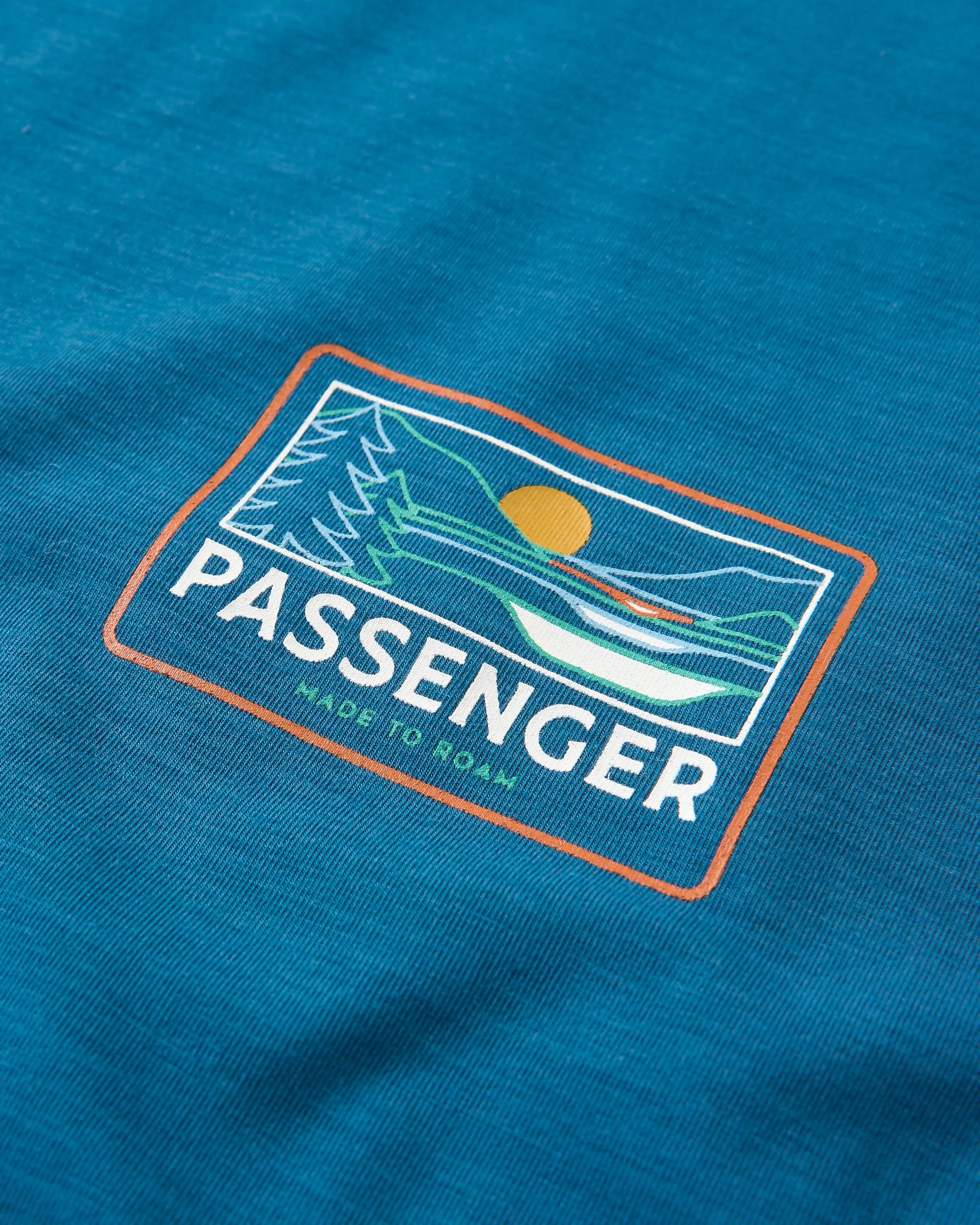 Roamer Men's Drirelease® Active T-Shirt - Tidal Blue - Flatlay