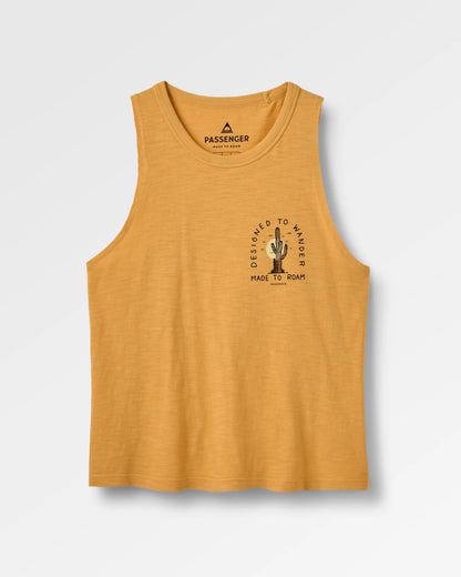 Women's Explore Vest - Spruce Yellow - Flatlay