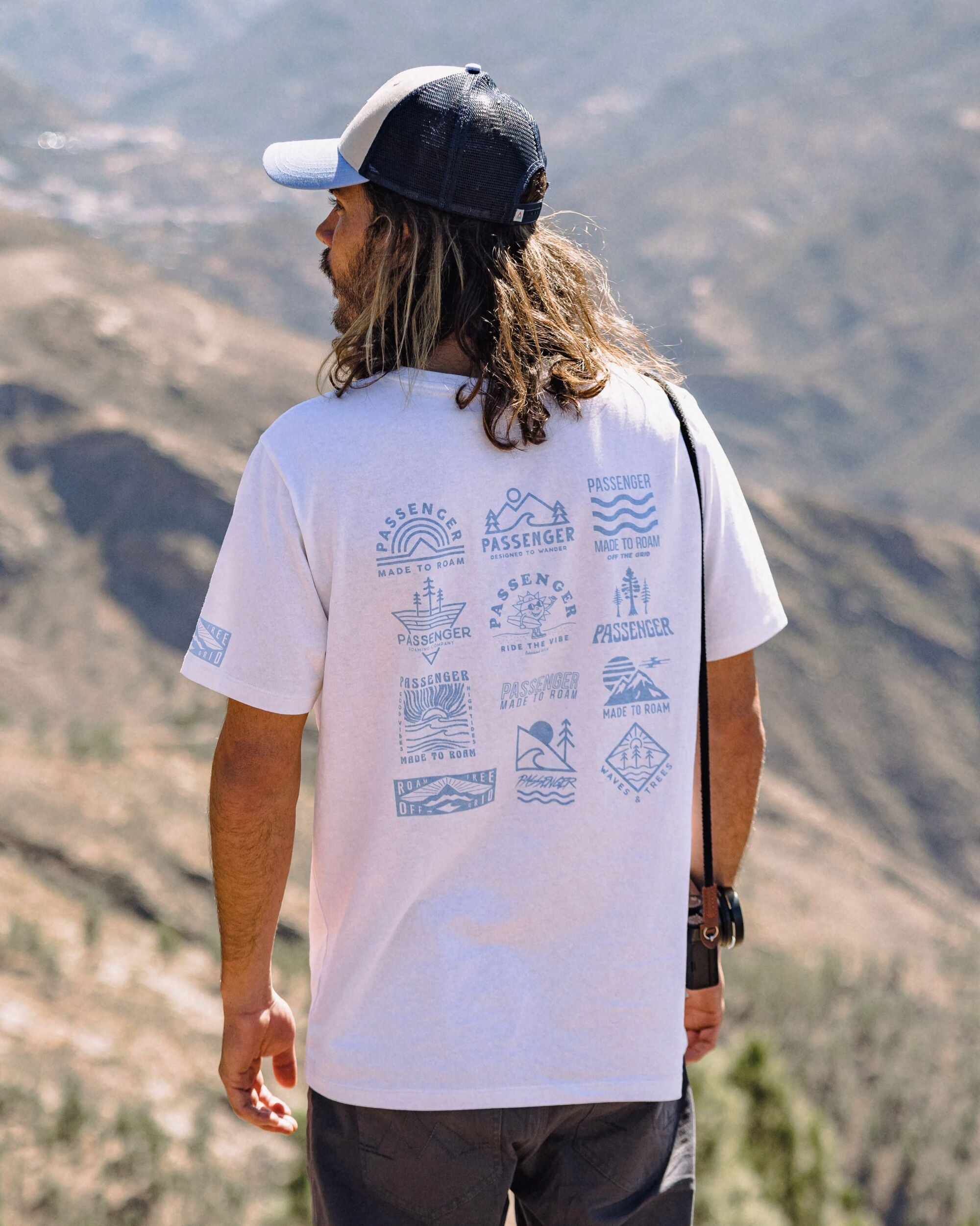 Icon Recycled Cotton T-Shirt - White - Lifestyle