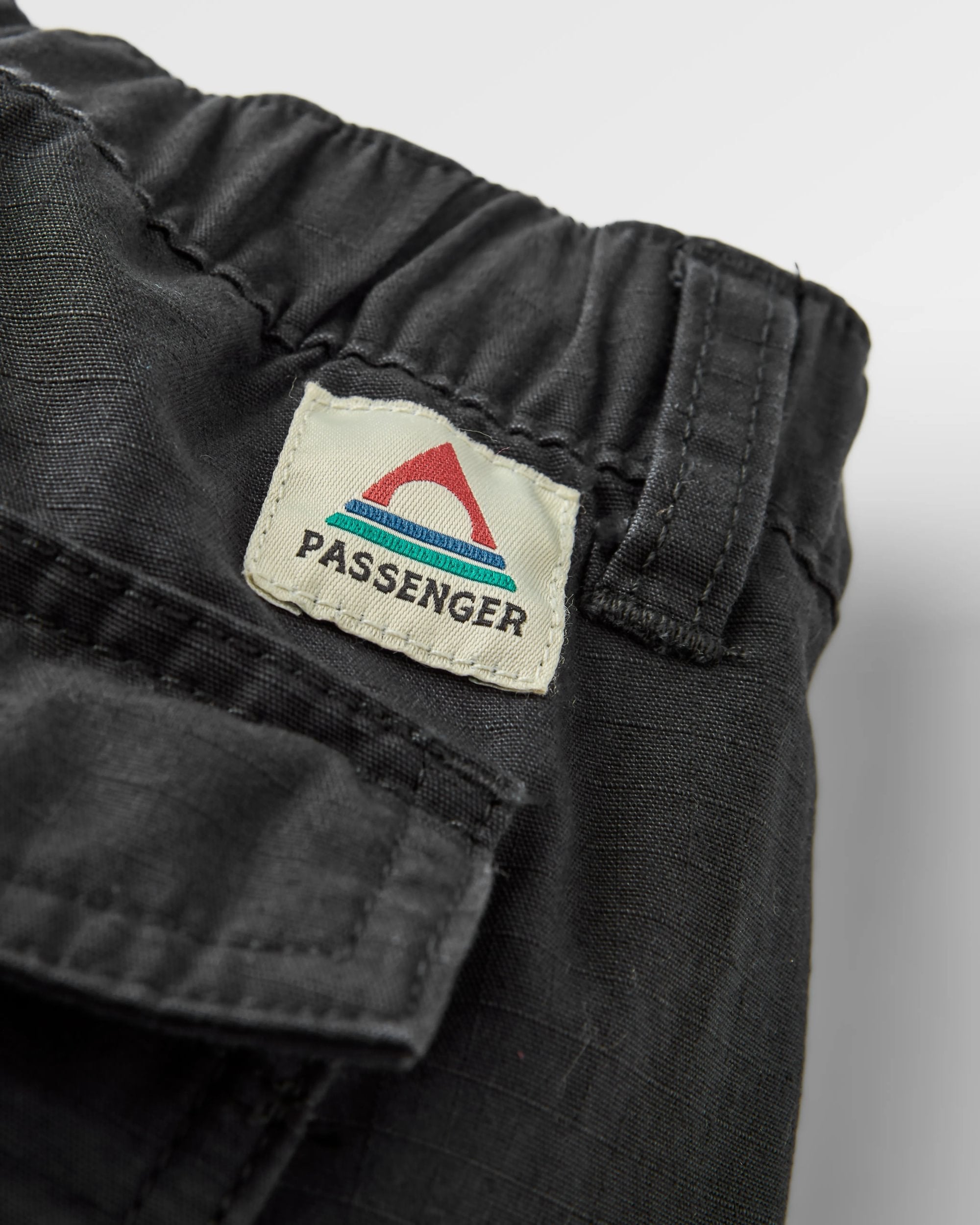Rif-Raf Ripstop Trouser - Black - Flatlay