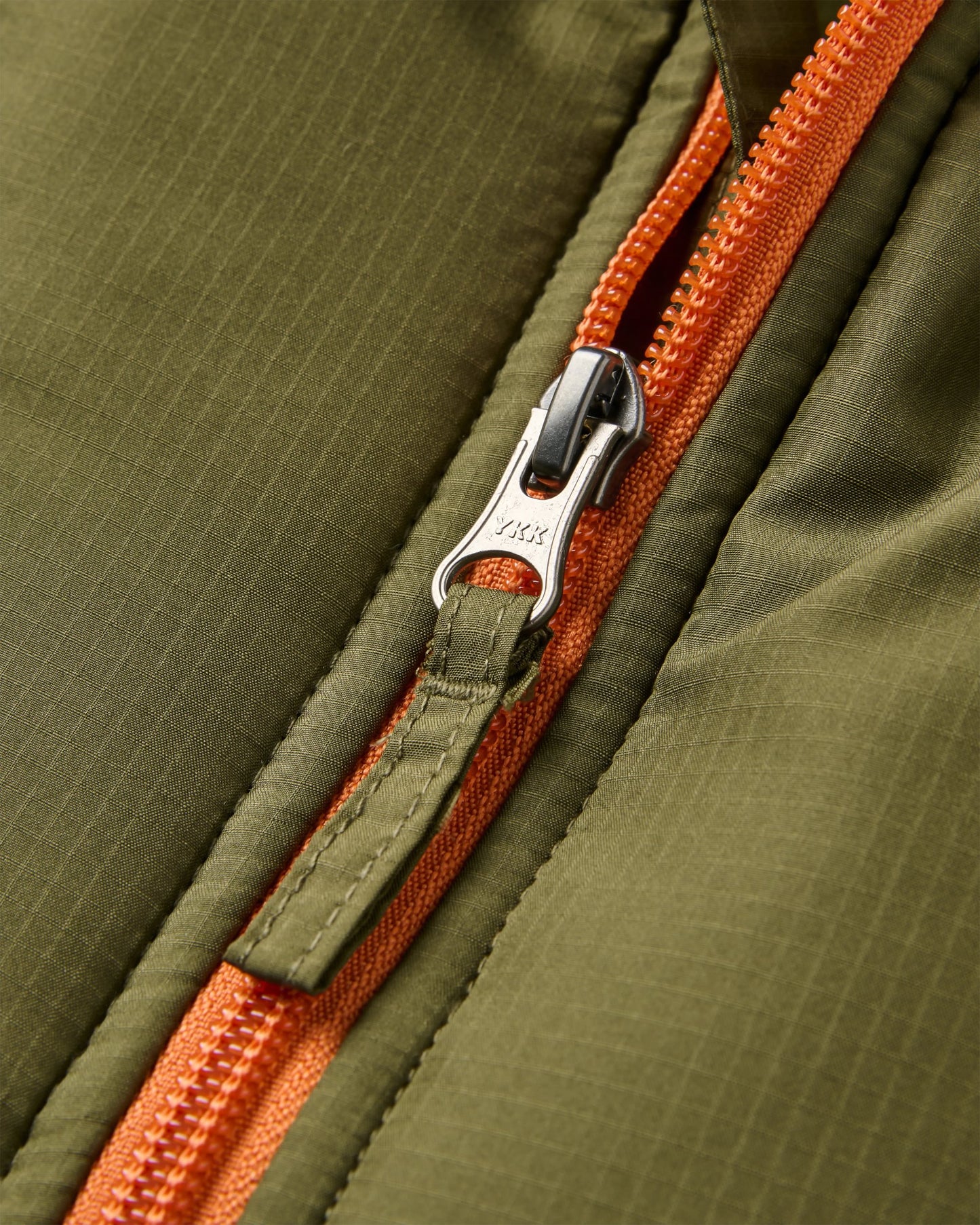 Woodland Hooded 1/2 Zip Recycled Polar Fleece - True Black/ Khaki - Flatlay