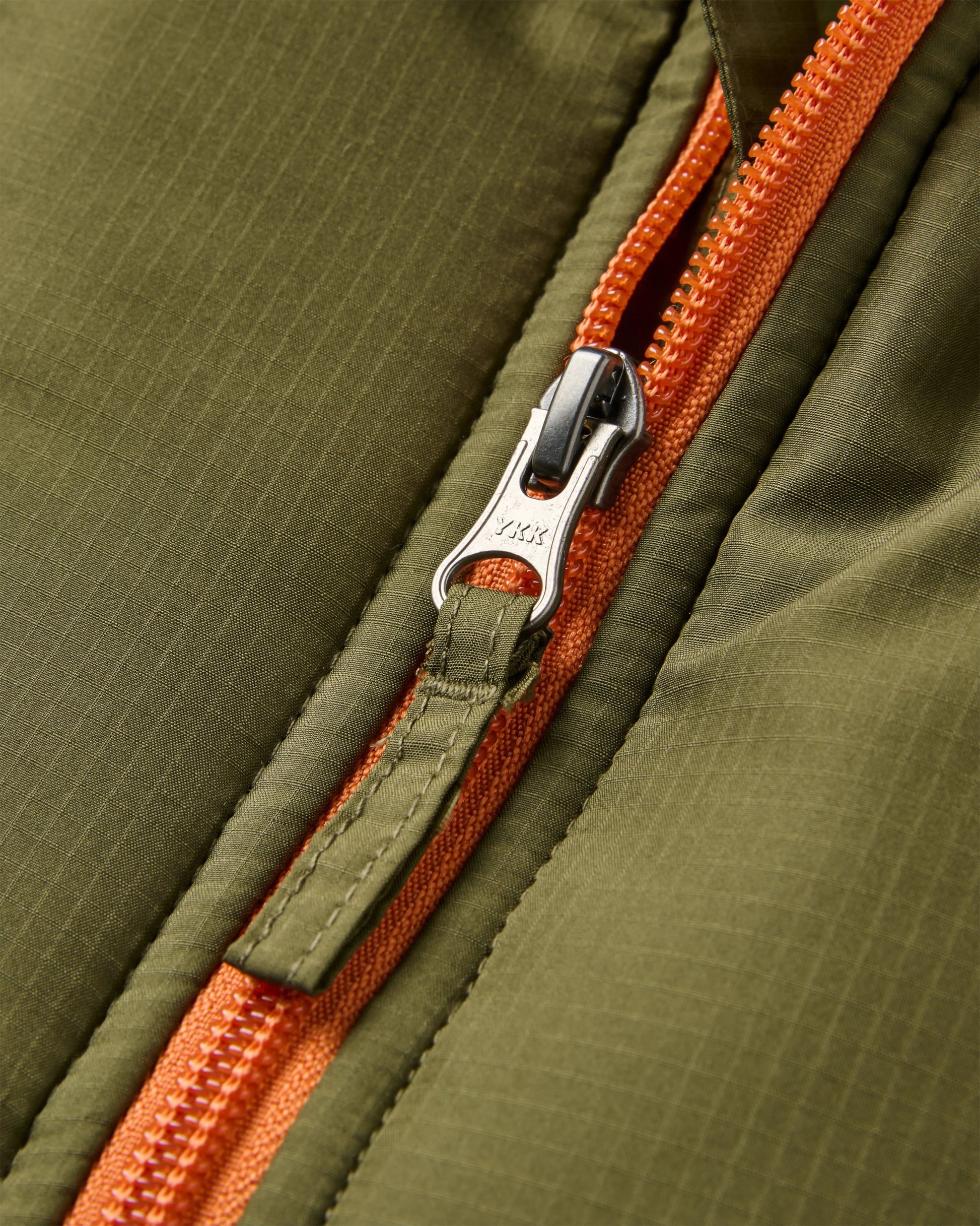 Woodland Hooded 1/2 Zip Recycled Polar Fleece - True Black/ Khaki - Flatlay