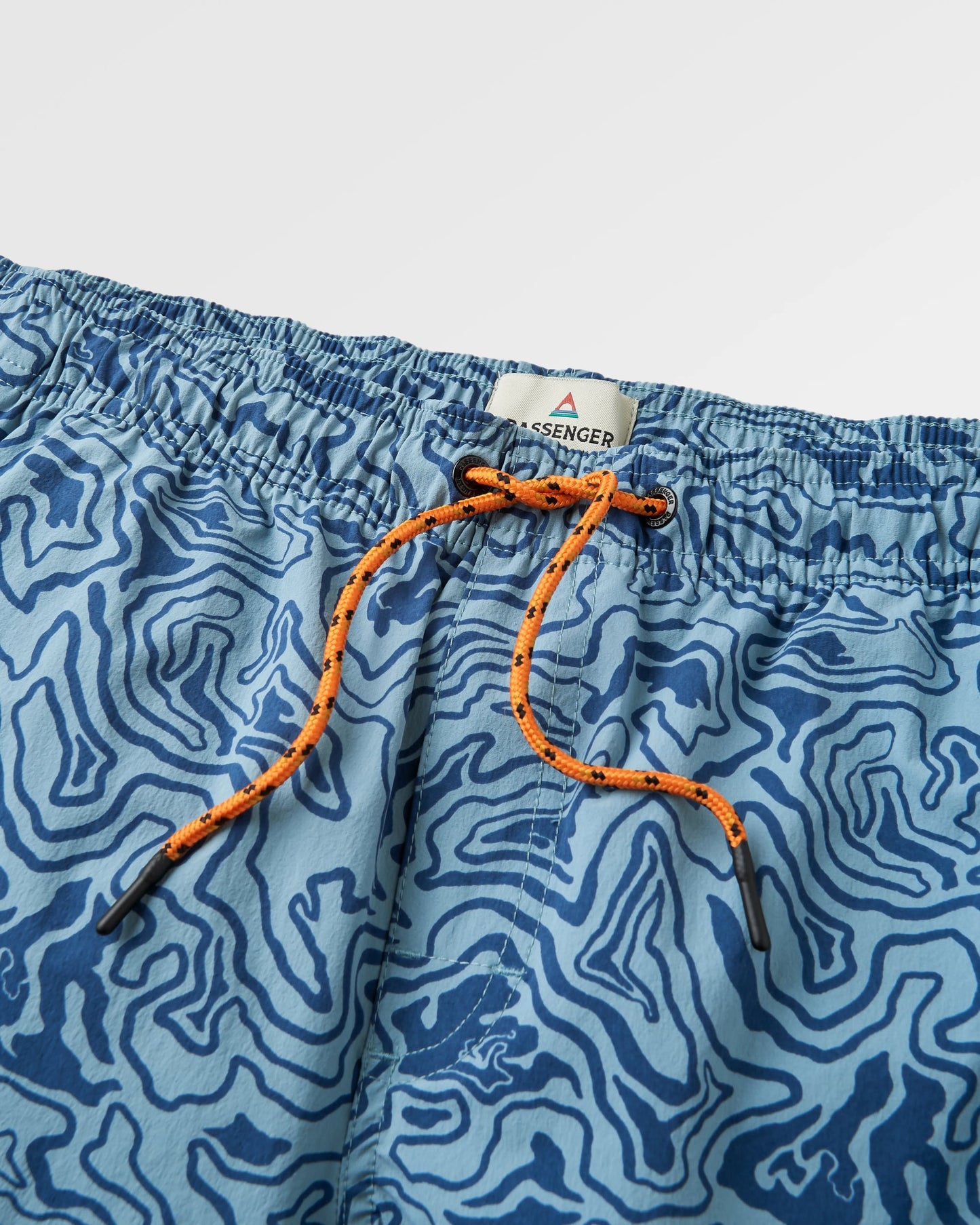 Drifter Beach Lined Short - Strata Swirl Arctic - Flatlay