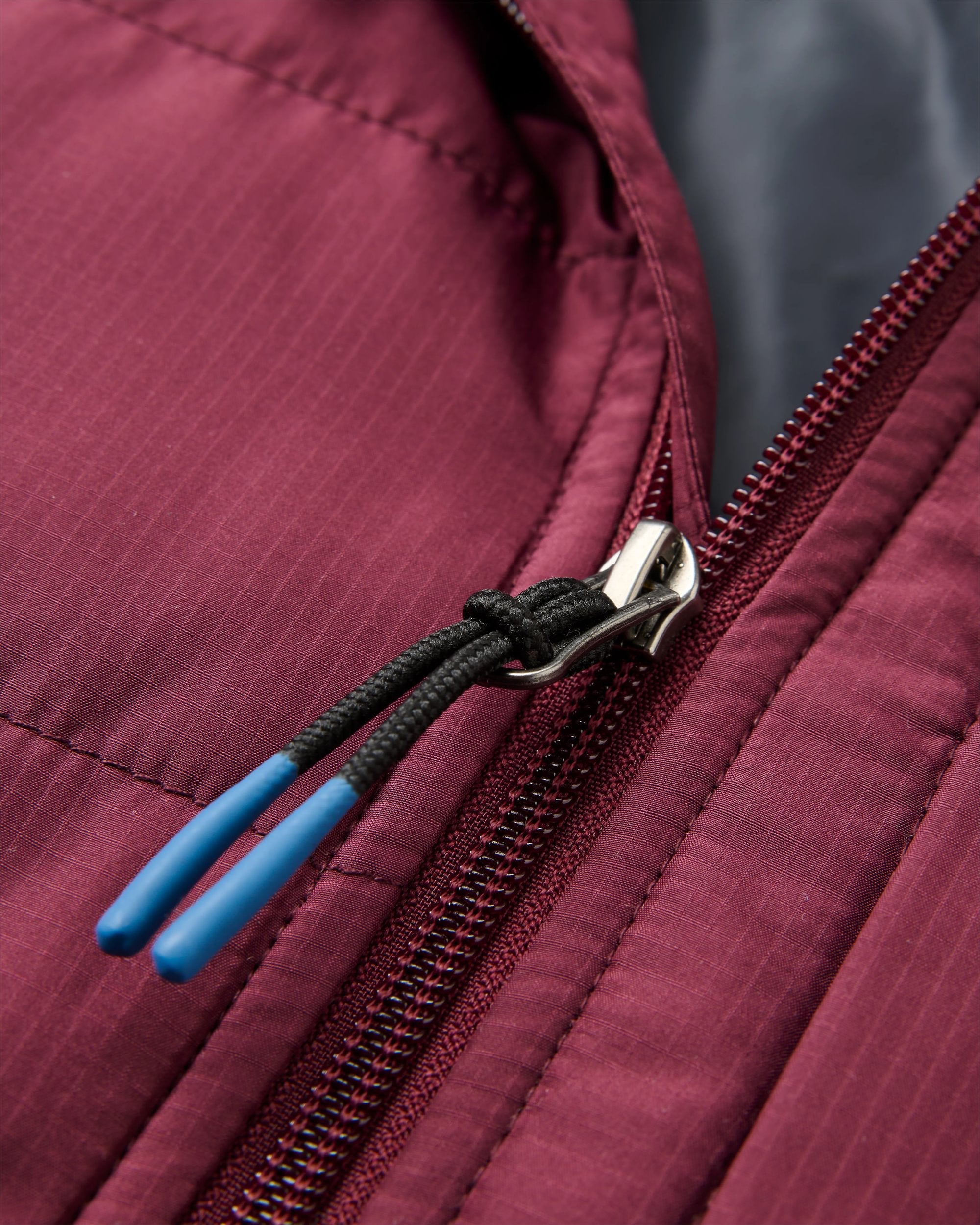 Dylan Recycled Insulated Full Zip Jacket - Fig - Flatlay