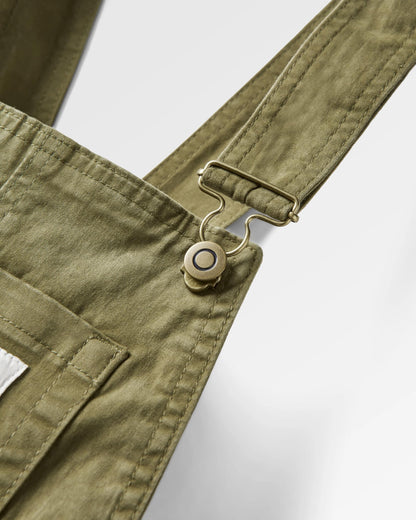 Roamist Organic Cotton Dungarees - Khaki