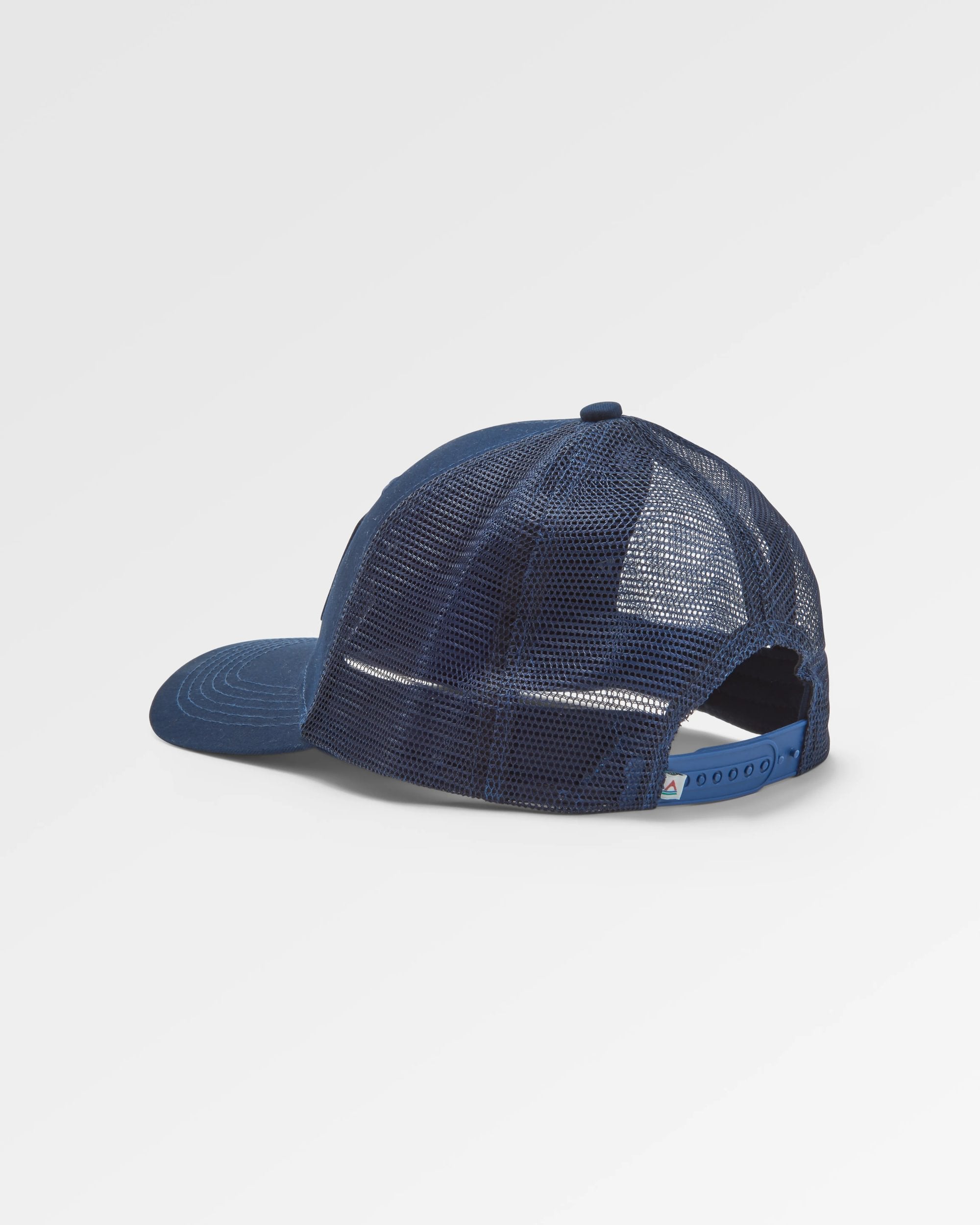 Core Organic Cotton Trucker Cap - Rich Navy - Flatlay