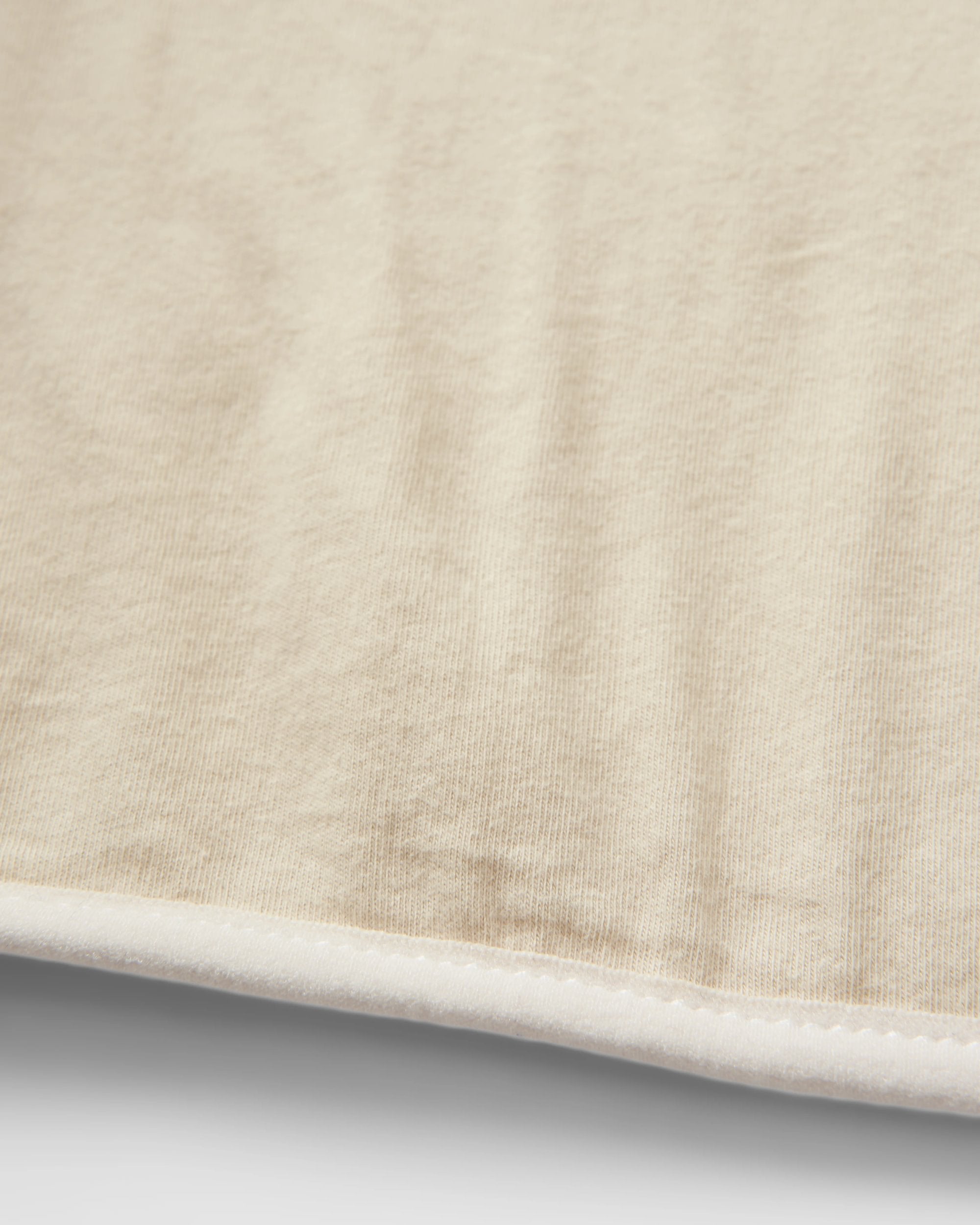 Clover Recycled Sherpa Fleece - Vintage White - Flatlay