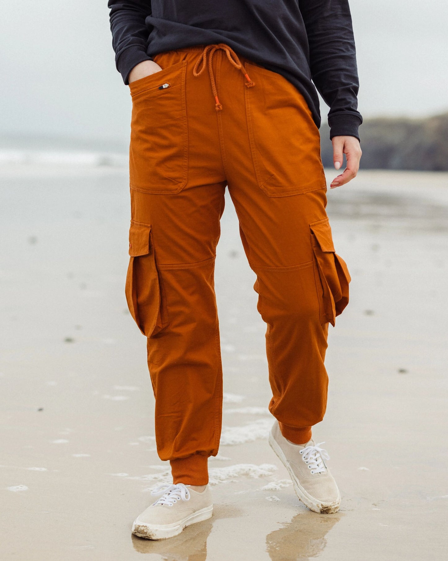 Hydrilla Organic Cotton Trouser - Sunset Orange