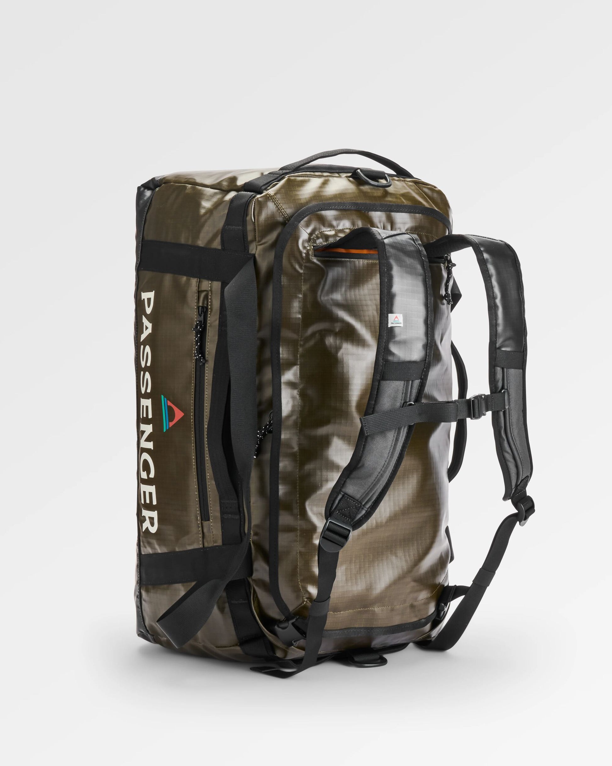 Roamer Recycled 60L Duffel Bag - Khaki - Flatlay