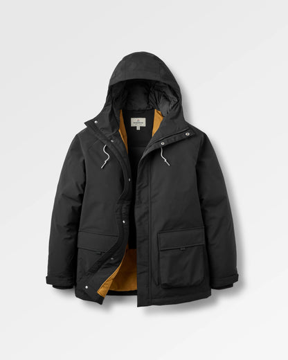 Baltic Insulated Parka - Black - Flatlay