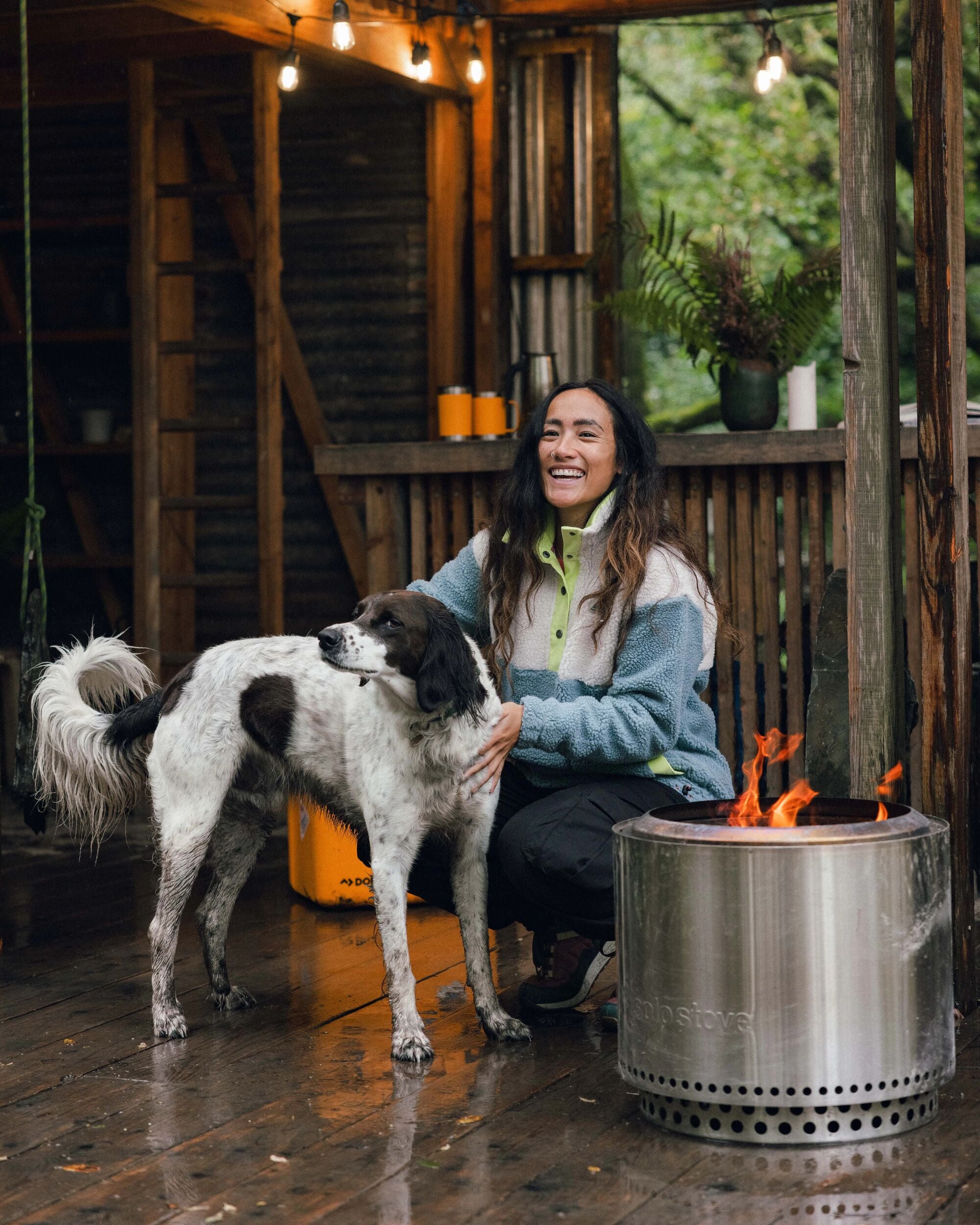 Create Recycled Deep-Pile Sherpa Fleece - Arctic - Lifestyle