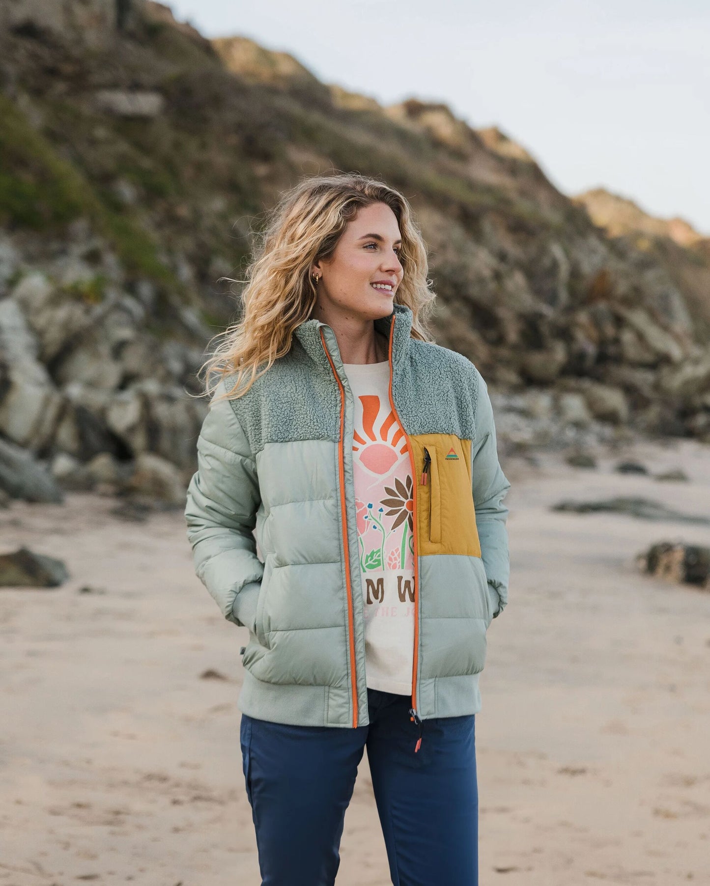 Inspire Recycled Insulated Jacket - Pistachio