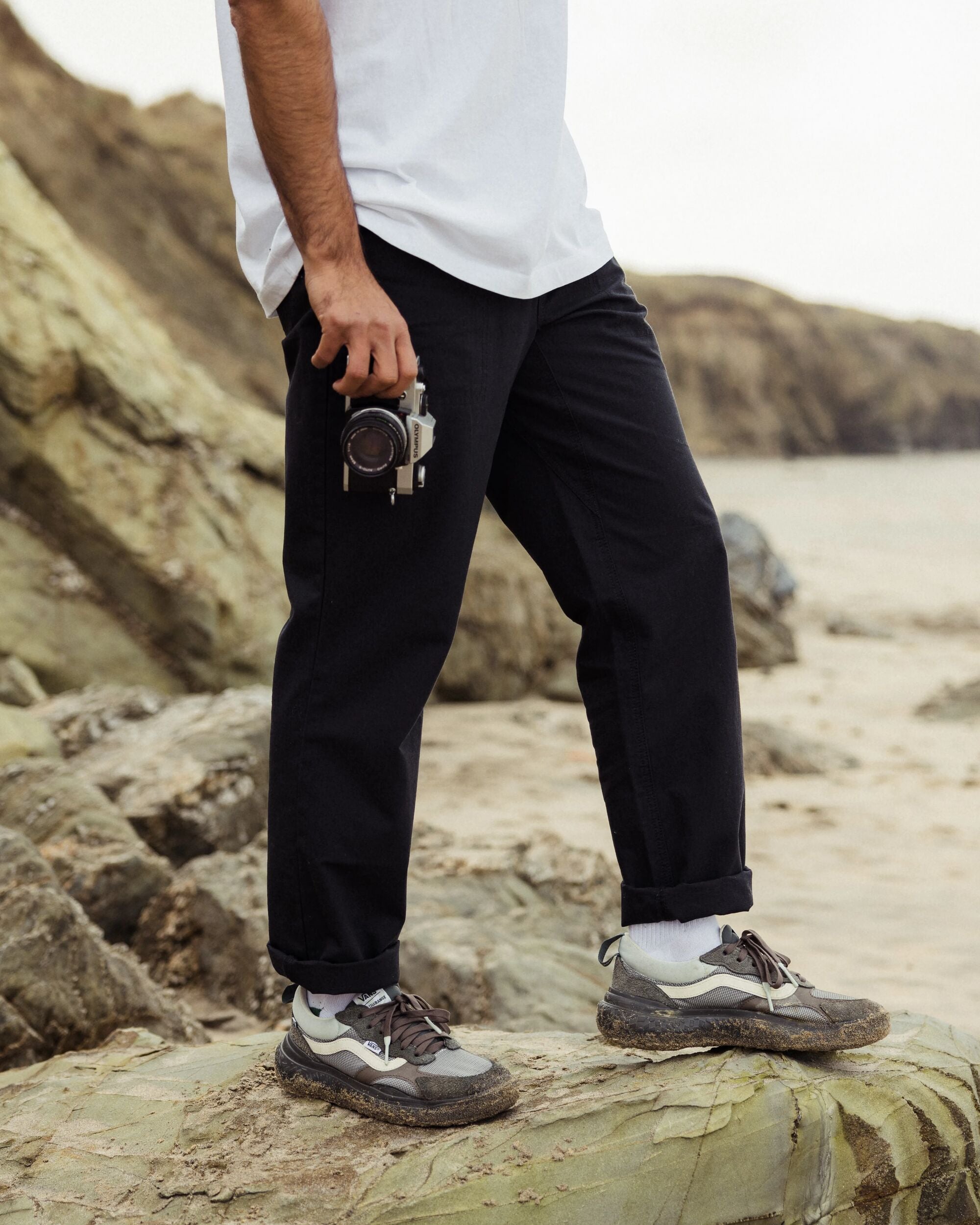 Rif-Raf Ripstop Trouser - Black - Lifestyle
