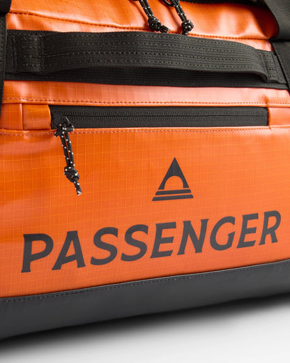 Roamer Recycled 40L Duffel Bag - Sunrise Orange - Flatlay