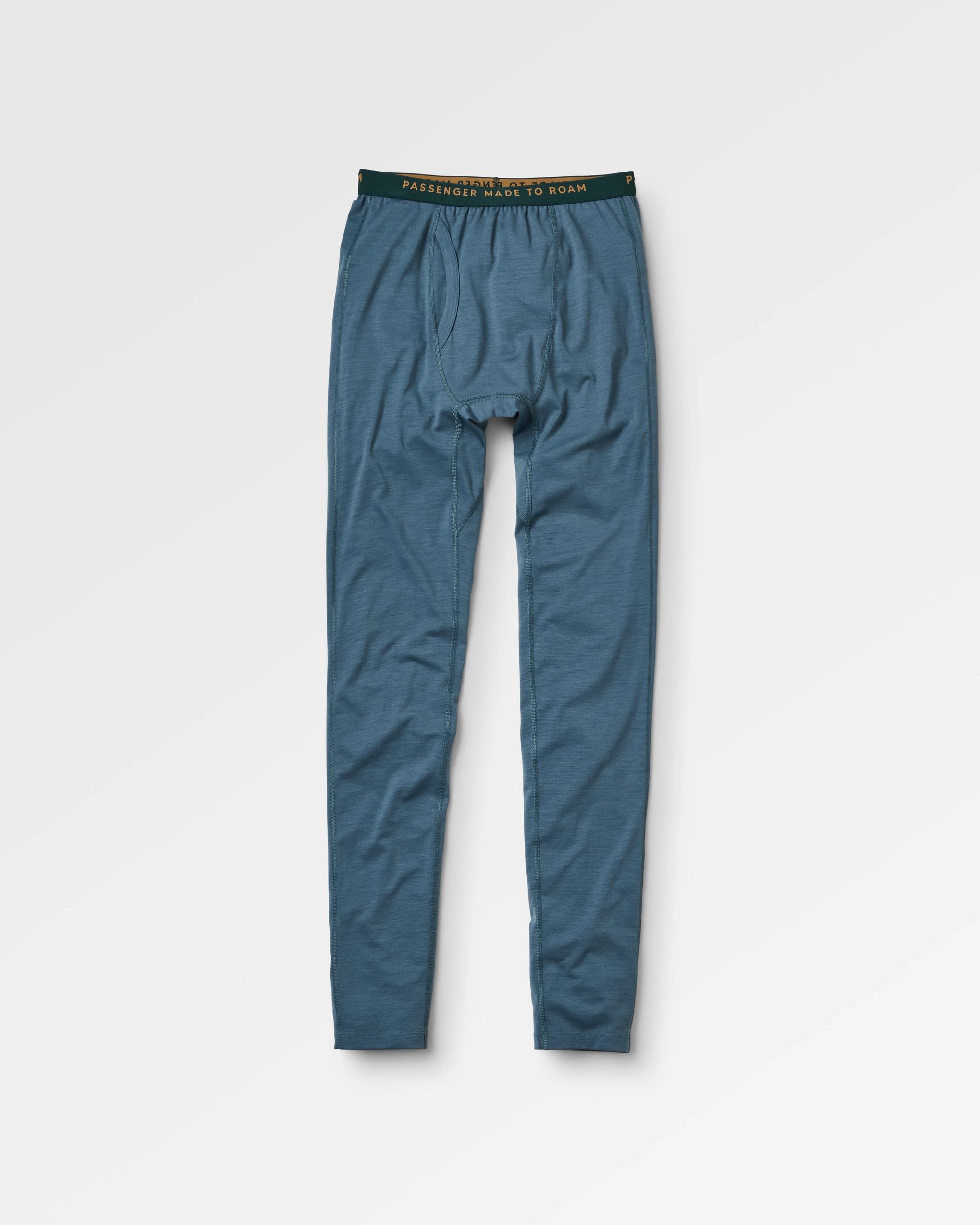 Snowscape Men's Merino Base Layer Bottom - Storm Grey - Flatlay