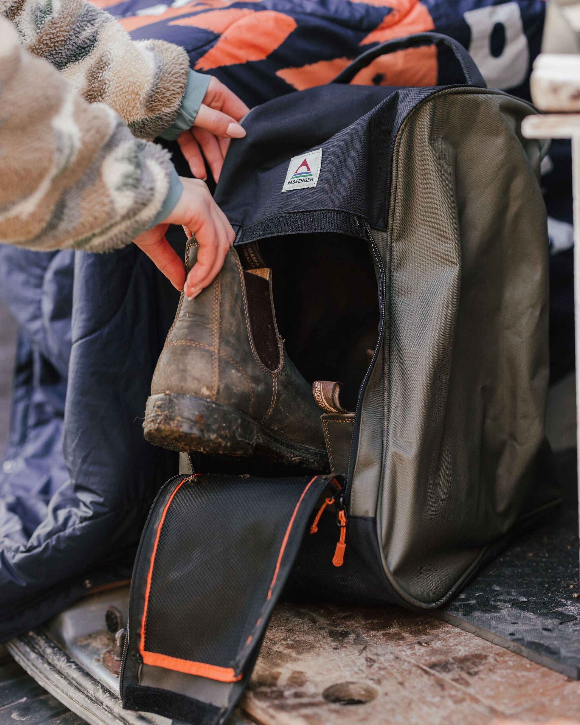 Bootdocker Recycled Boot Bag - Khaki