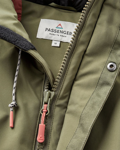 Baltic Recycled Insulated Parka - Khaki