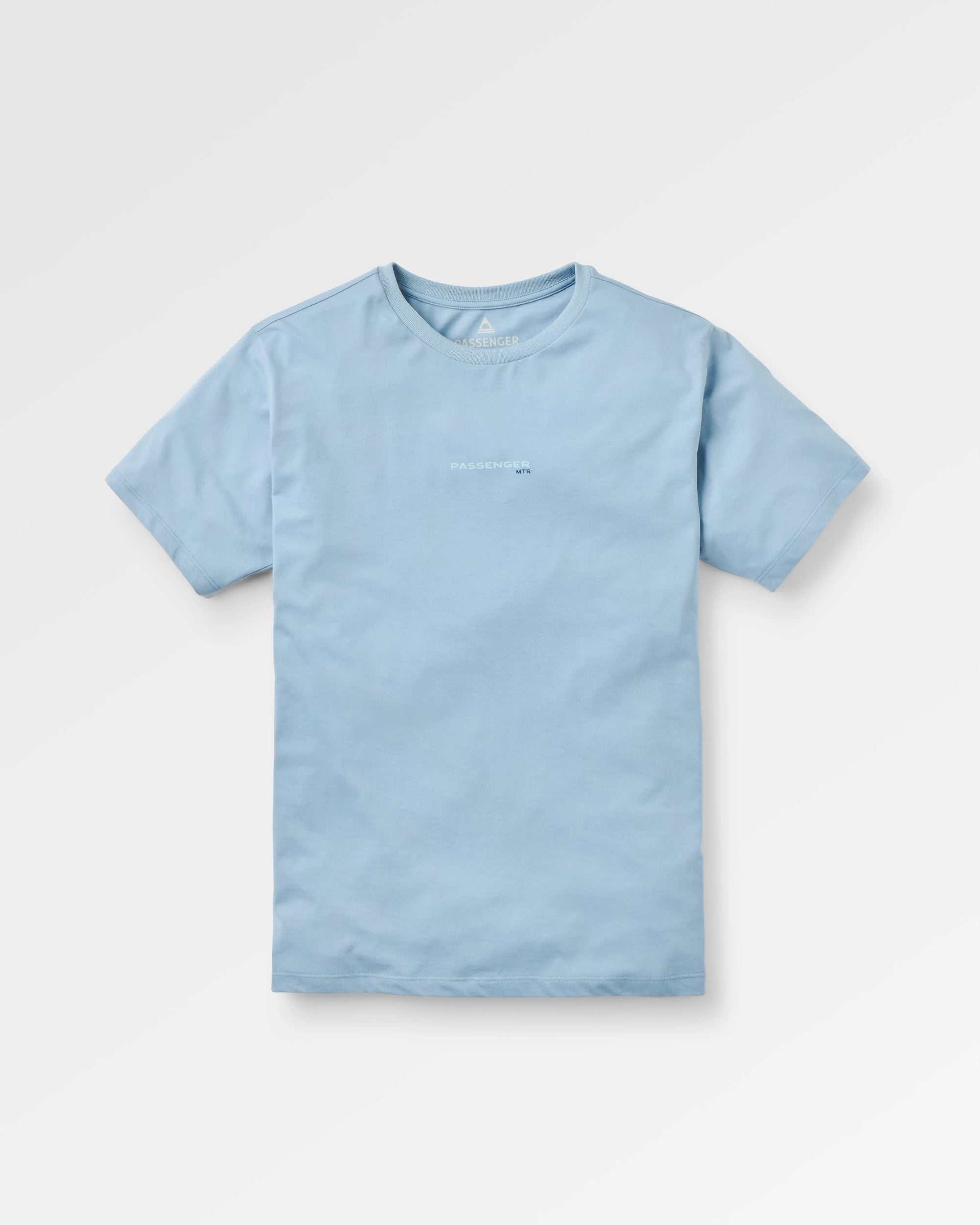 Horizons T-Shirt - Faded Denim - Flatlay