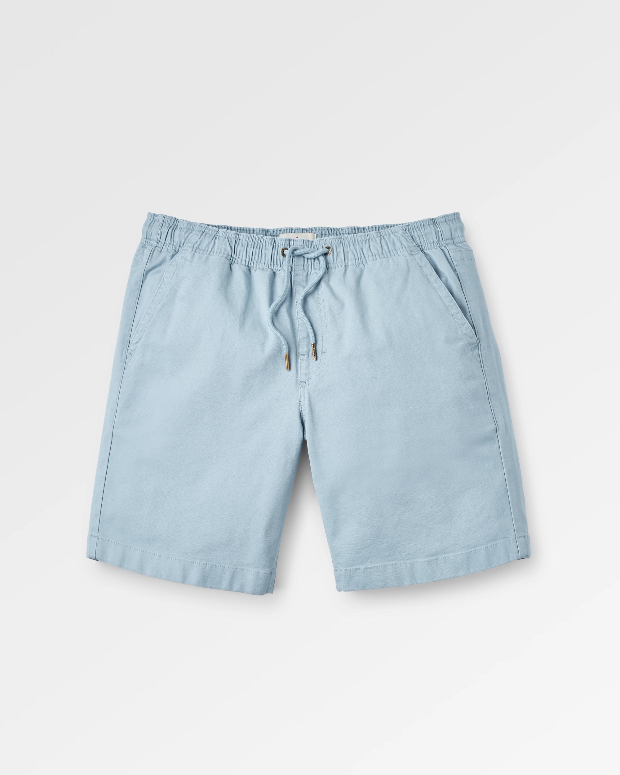 Drifter Organic Cotton Short - Faded Denim - Flatlay