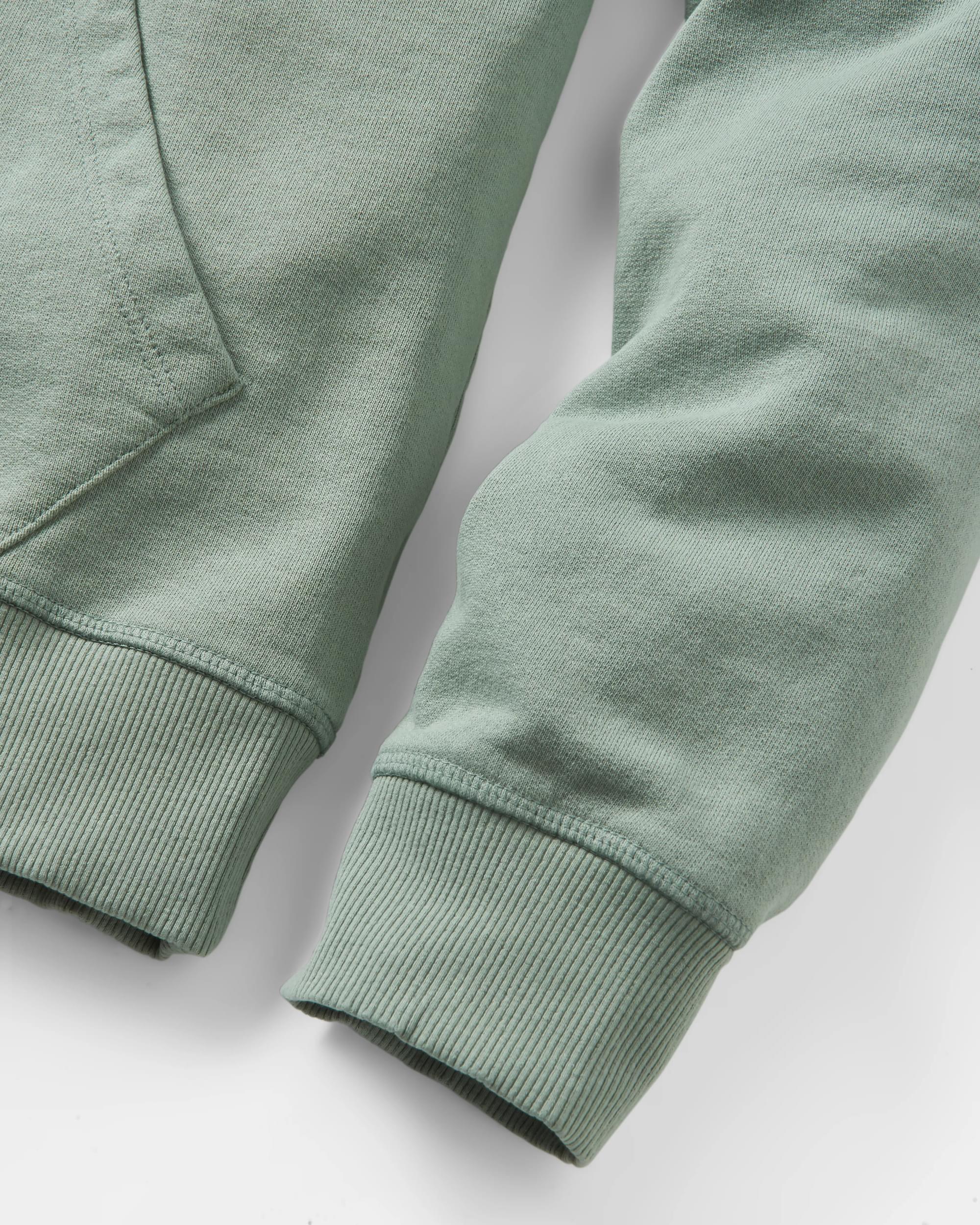 Reconnect Recycled Cotton Hoodie - Pistachio - Flatlay