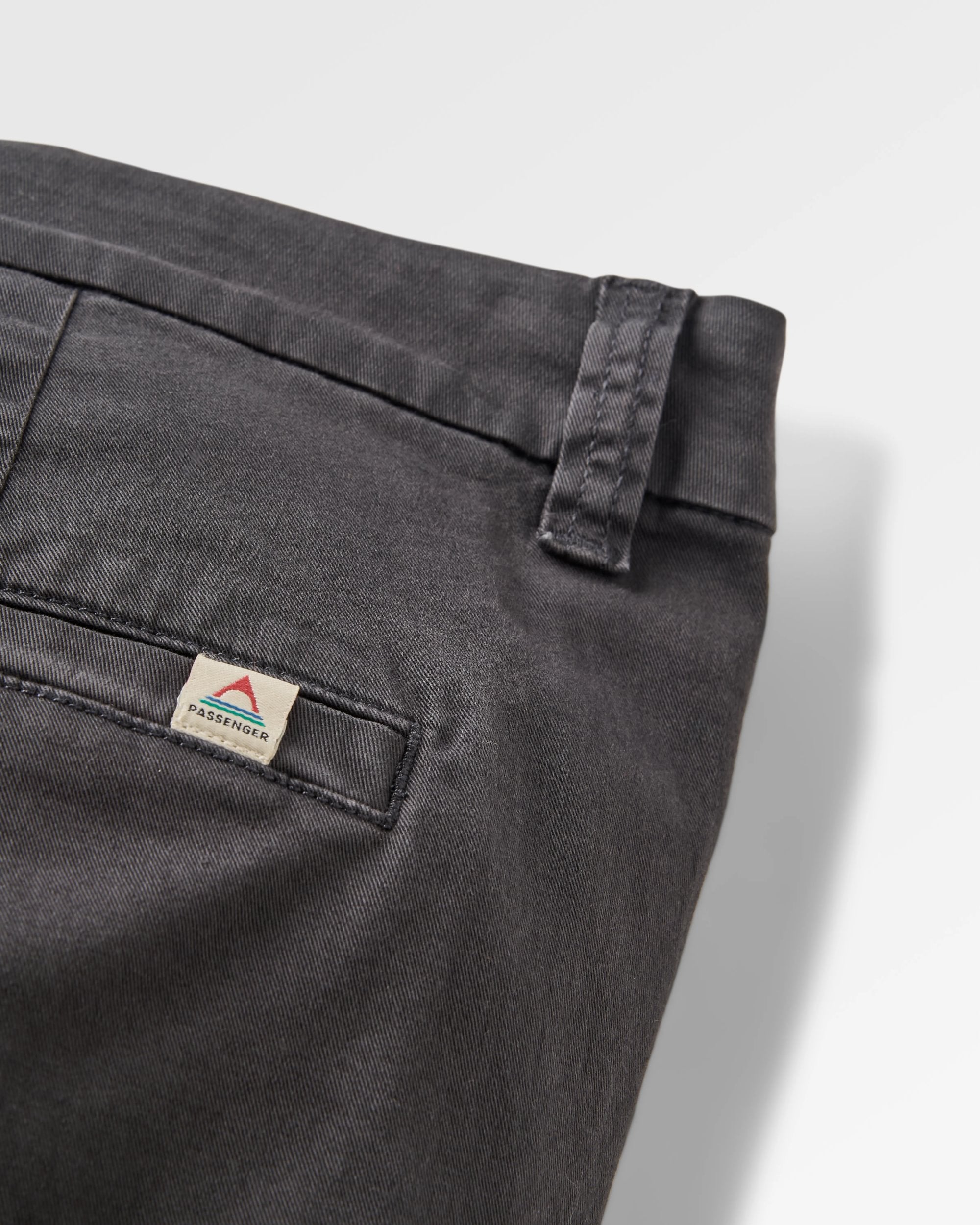 365 Organic Cotton Trouser - Faded Black
 - Flatlay