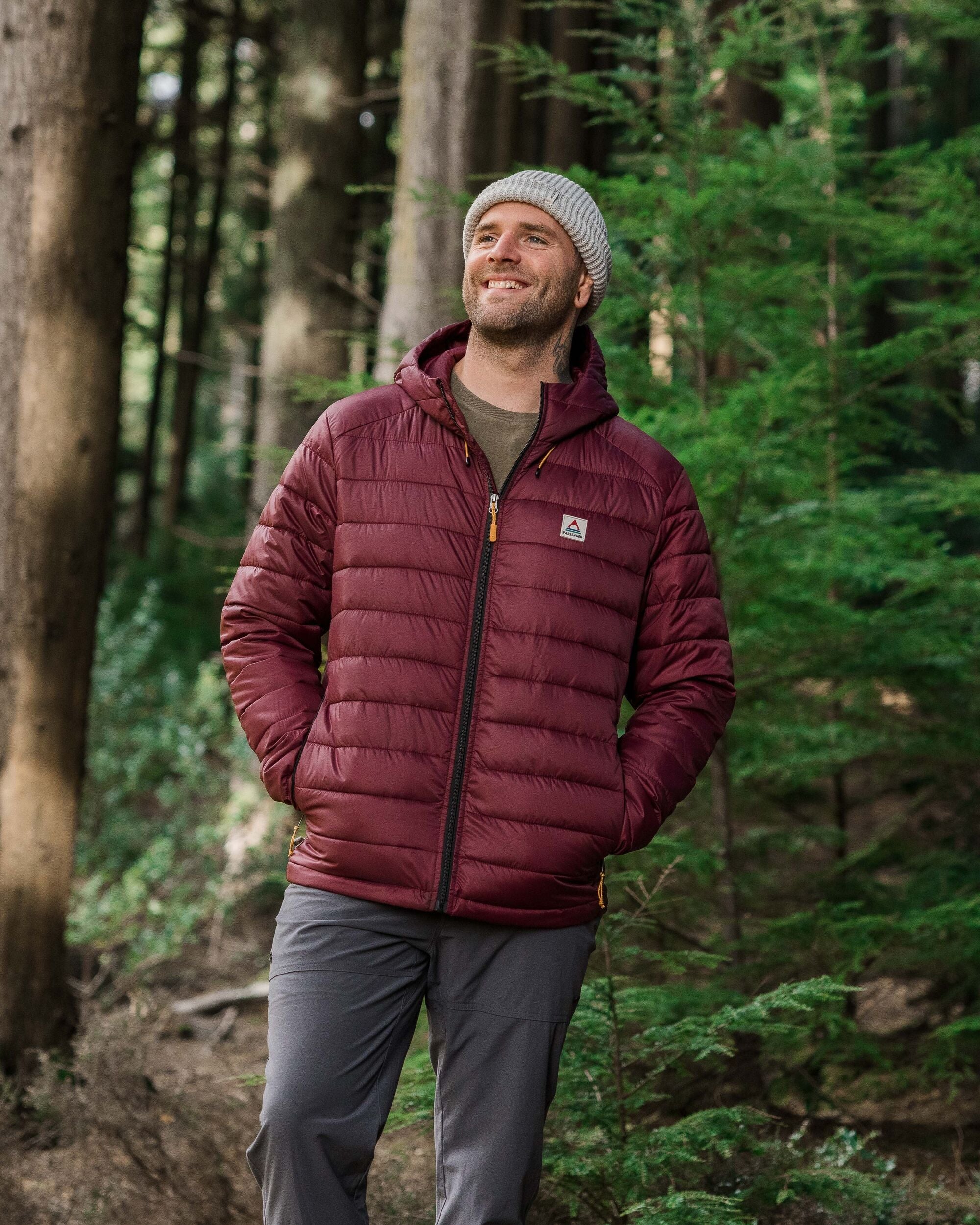 Roamer Recycled 2.0 Insulated Jacket - Wine - Lifestyle