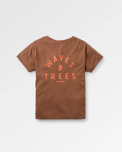 Penida T-Shirt - Chestnut - Flatlay