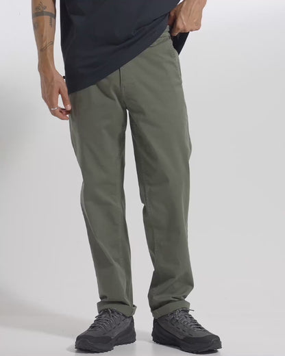 365 Cotton Trouser - Dusty Olive - 