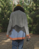 Scenic 'Light' Long Knitted Cardigan - Scenic Grey - 