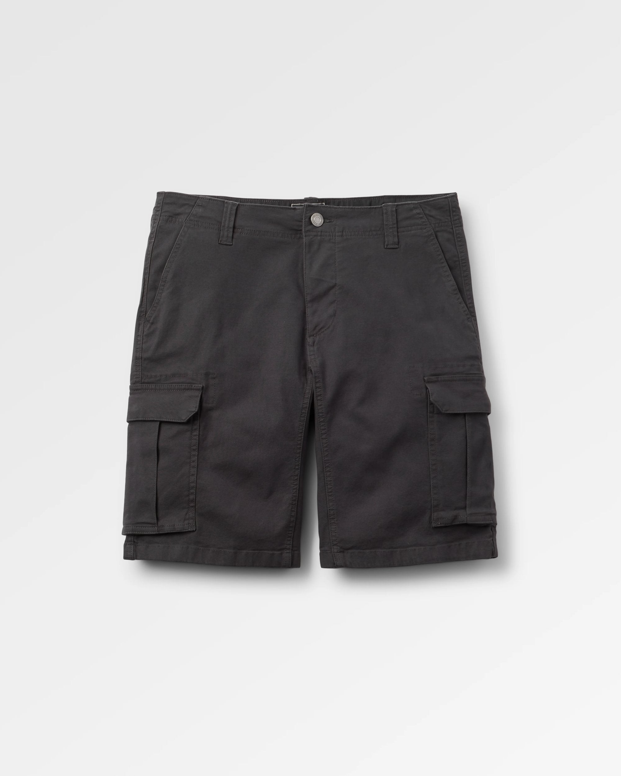 Lakeside Cargo Short - Faded Black - Flatlay