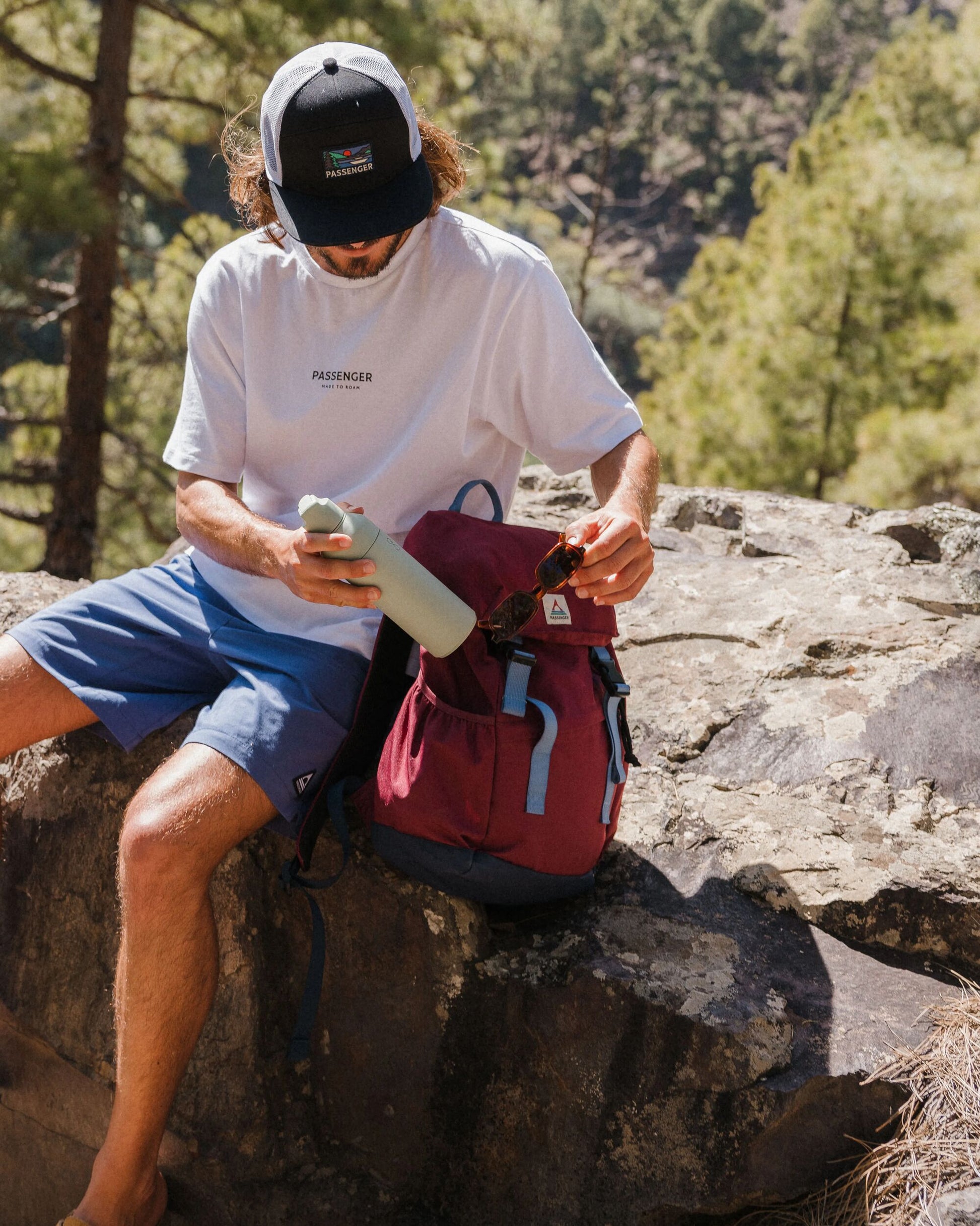 MensBoondocker Recycled 18L Backpack - Mauve Dusk - Lifestyle