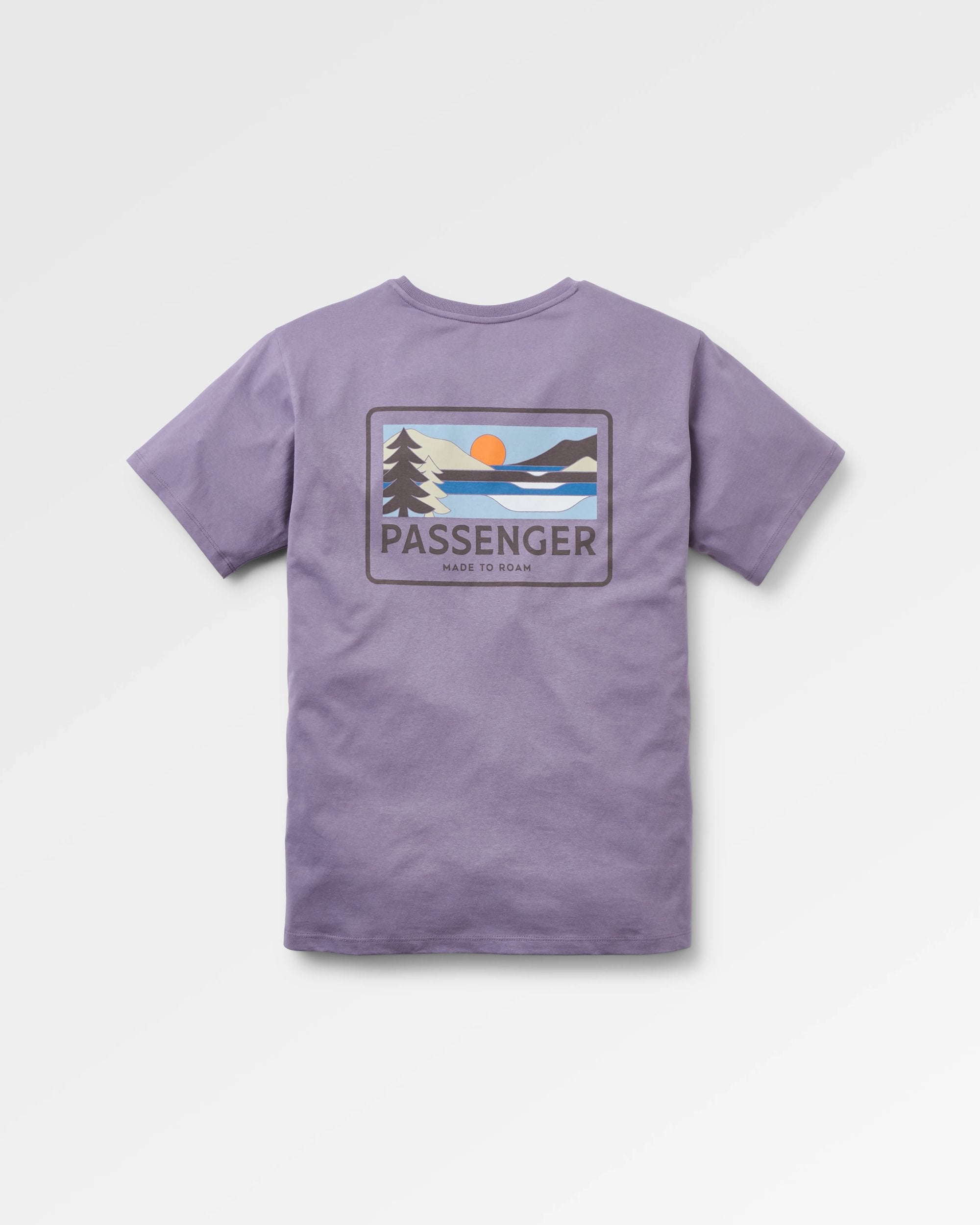 Roamer Men's Recycled Cotton T-Shirt - Heather - Flatlay