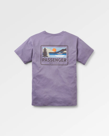 Roamer Men's Recycled Cotton T-Shirt - Heather - Flatlay