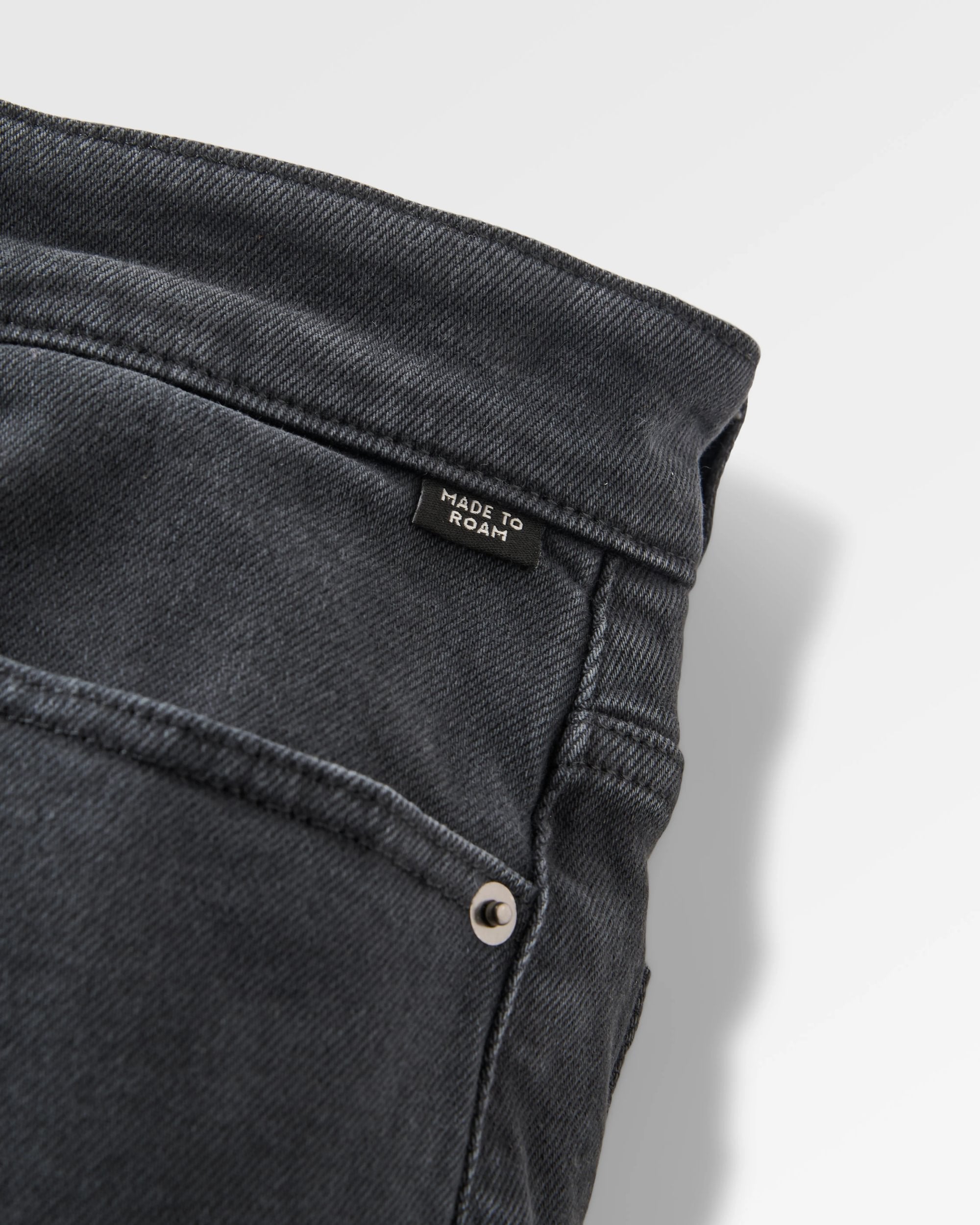 Farloche Organic Cotton Jeans - Black - Flatlay