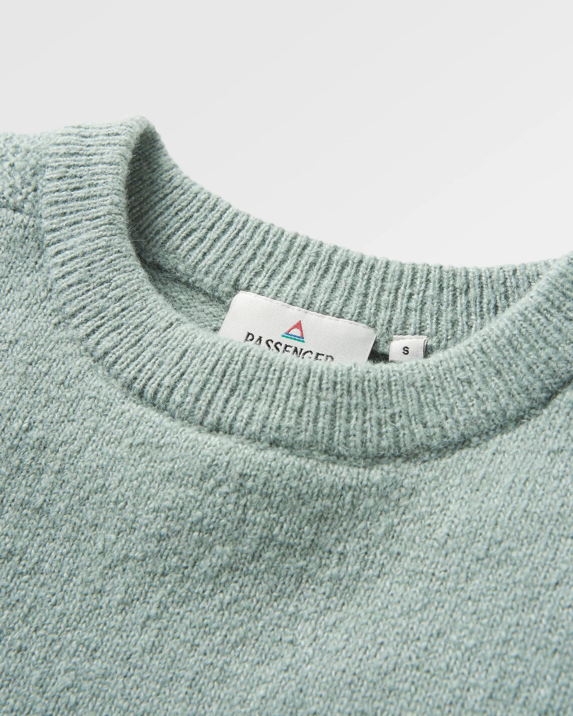 Cove Recycled Knitted Jumper - Pistachio