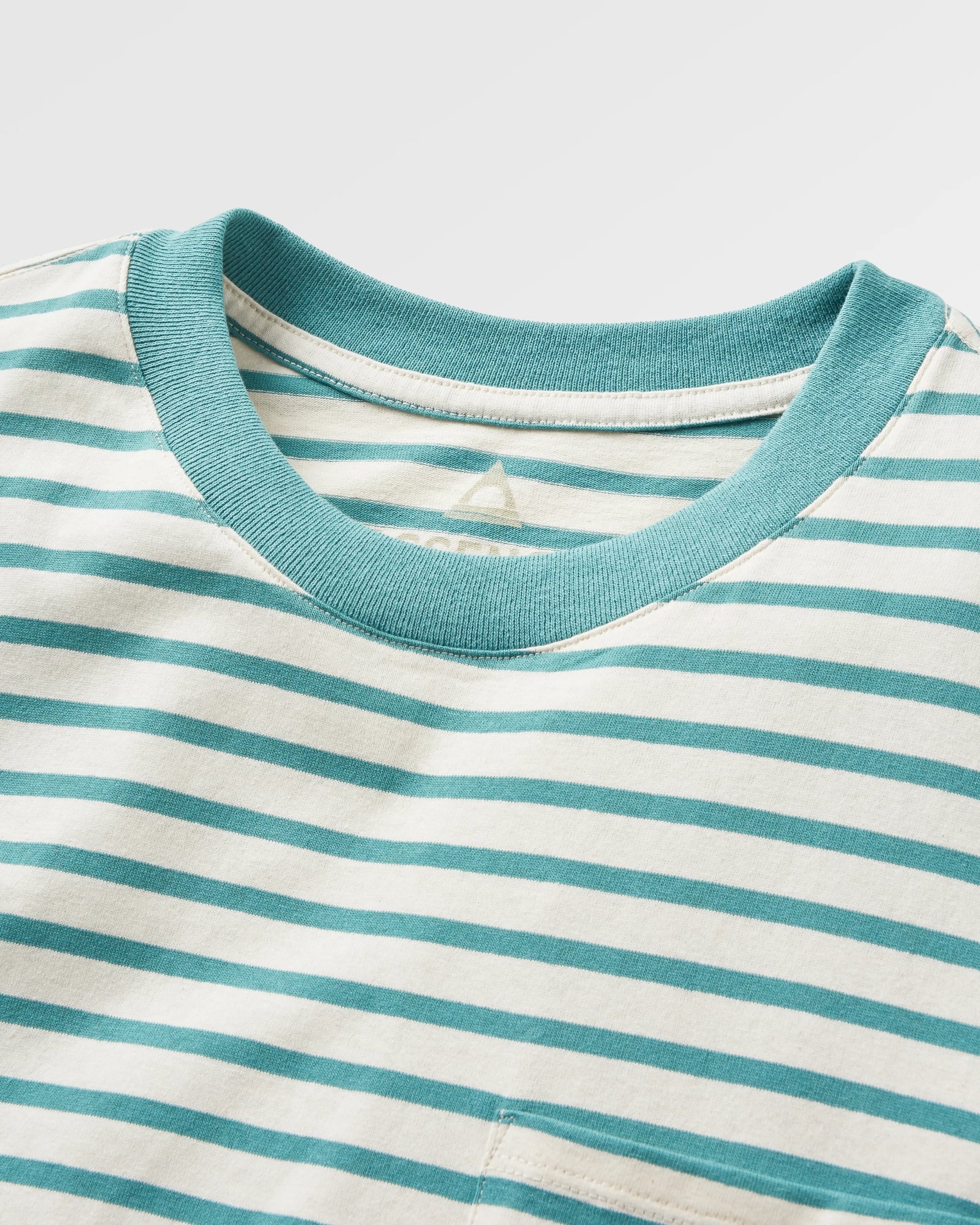 Zen Recycled Relaxed Fit T-Shirt - Deep Sea Stripe