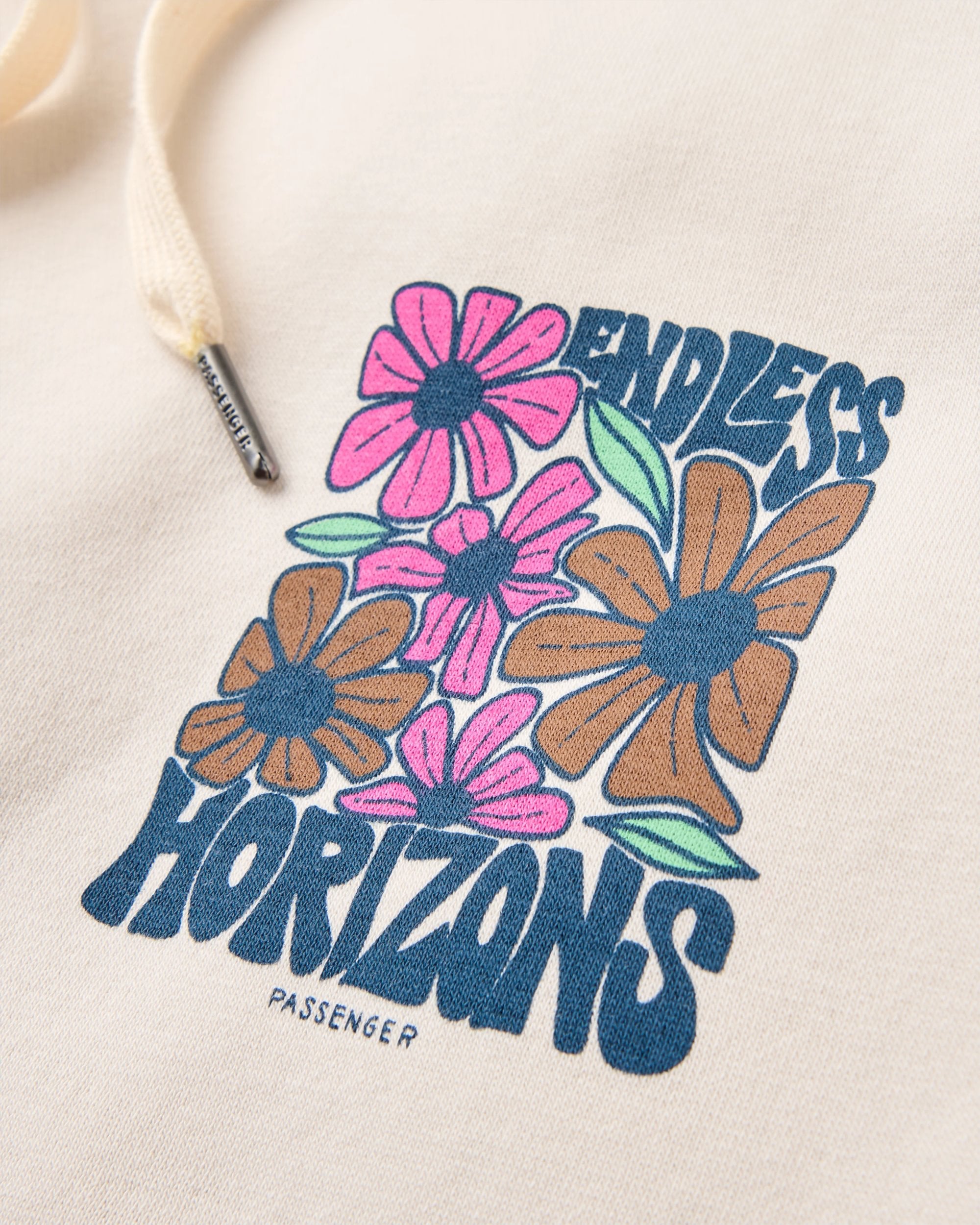 Endless Horizons Hoodie - White Sand - Flatlay