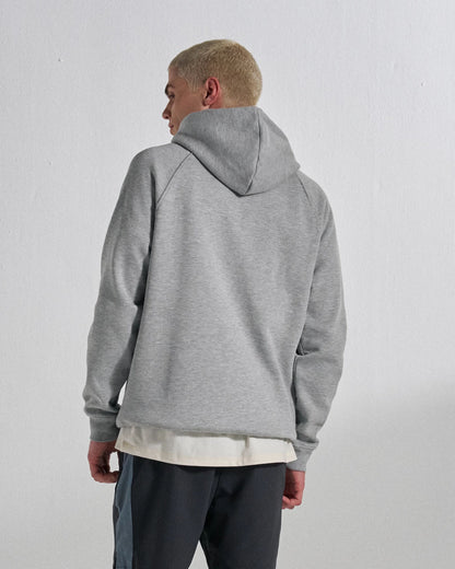 Vita Hoodie - Grey Marl - Studio Model