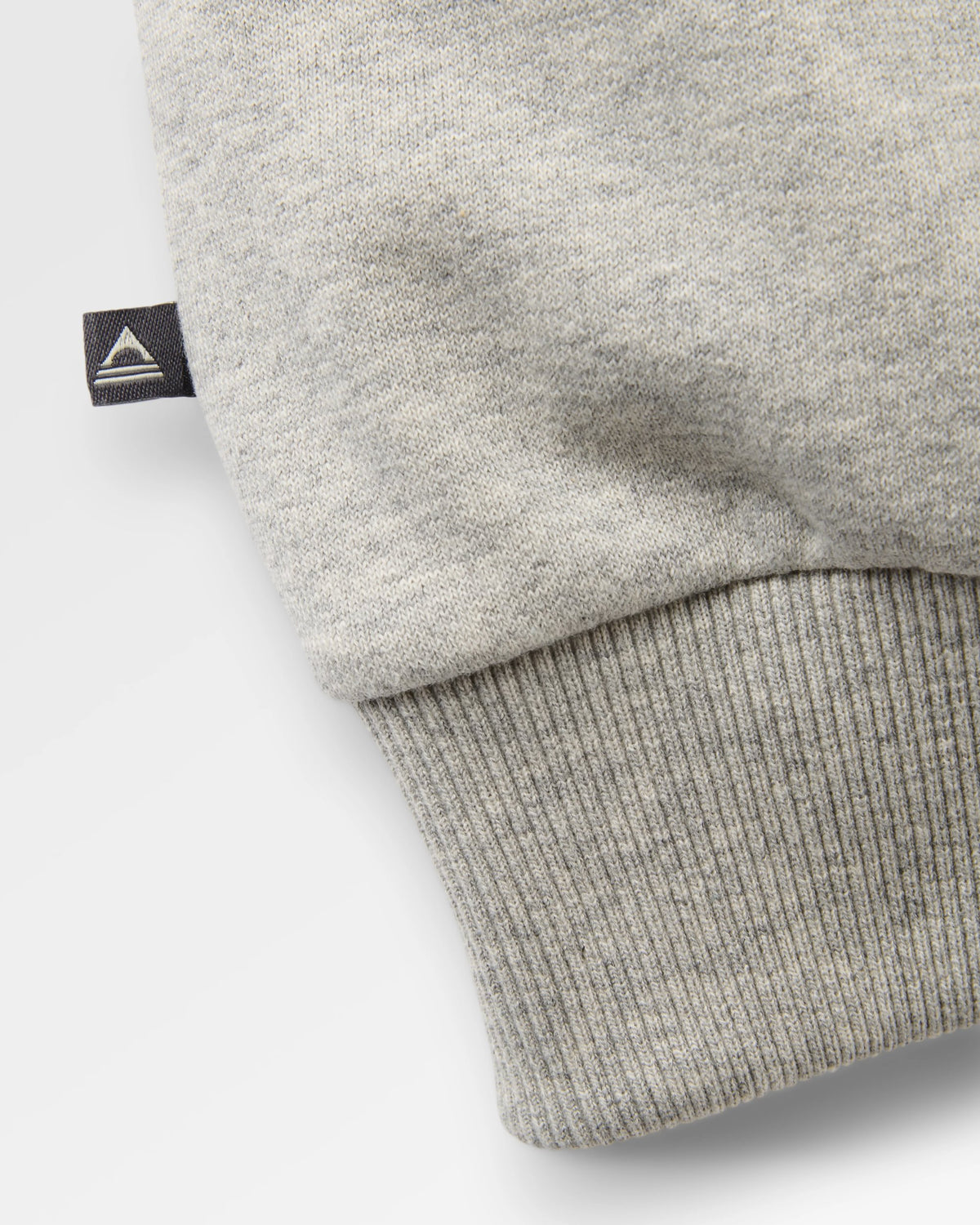 Slower Rhythms Women's Cotton Sweatshirt - Grey Marl - Flatlay