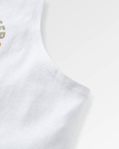 Dune Recycled Cotton Vest - White