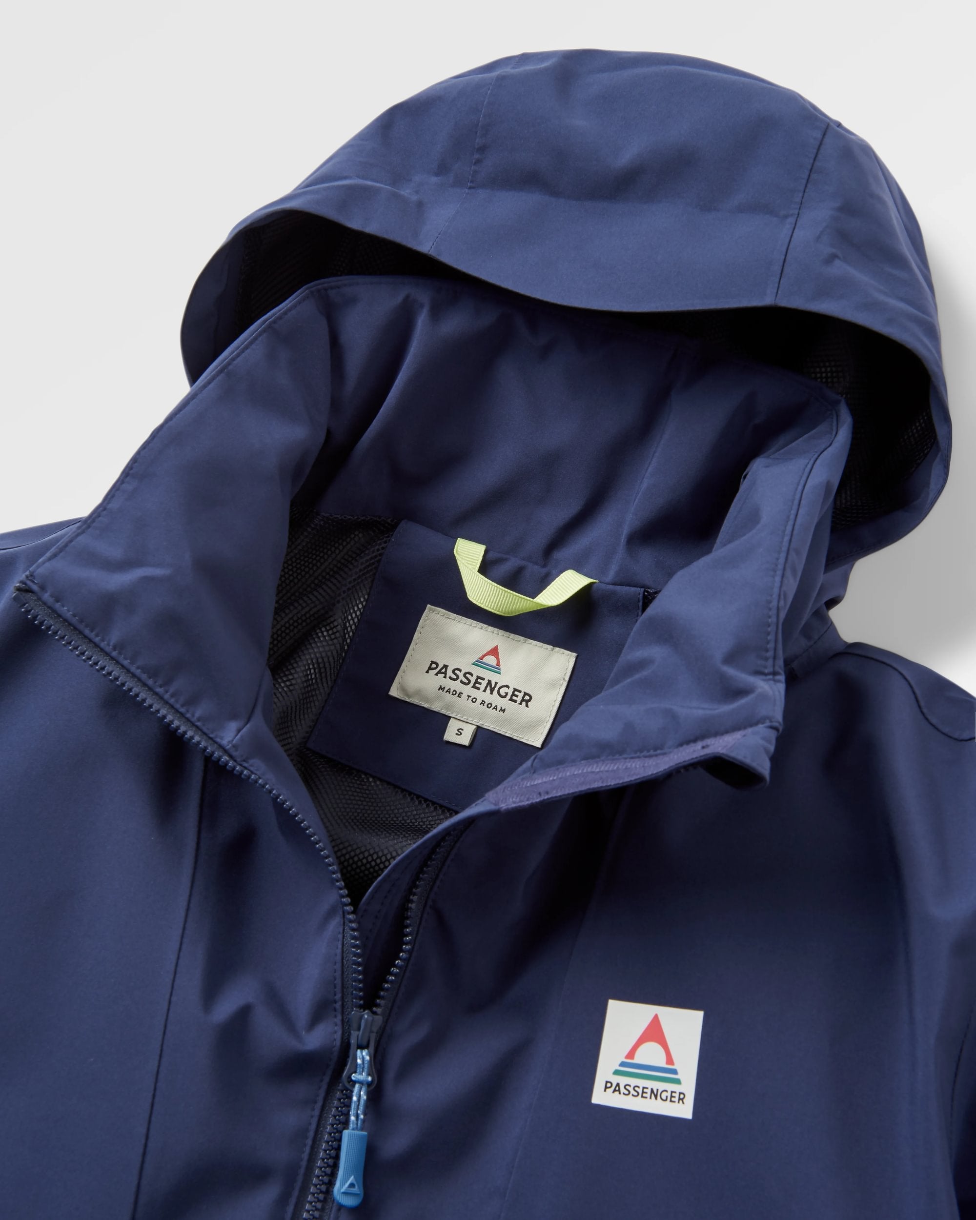 Skyline Recycled Waterproof Anorak - Rich Navy - Flatlay