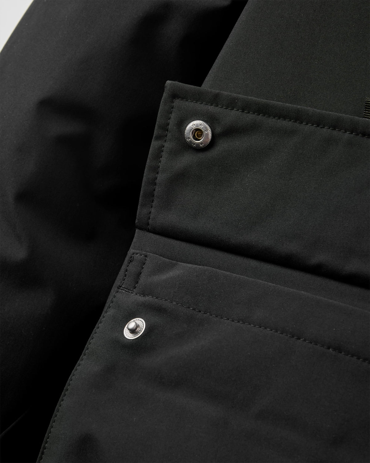 Baltic Insulated Parka - Black - Flatlay