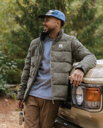 Backcountry Cord Insulated Jacket - Dusty Olive - Lifestyle