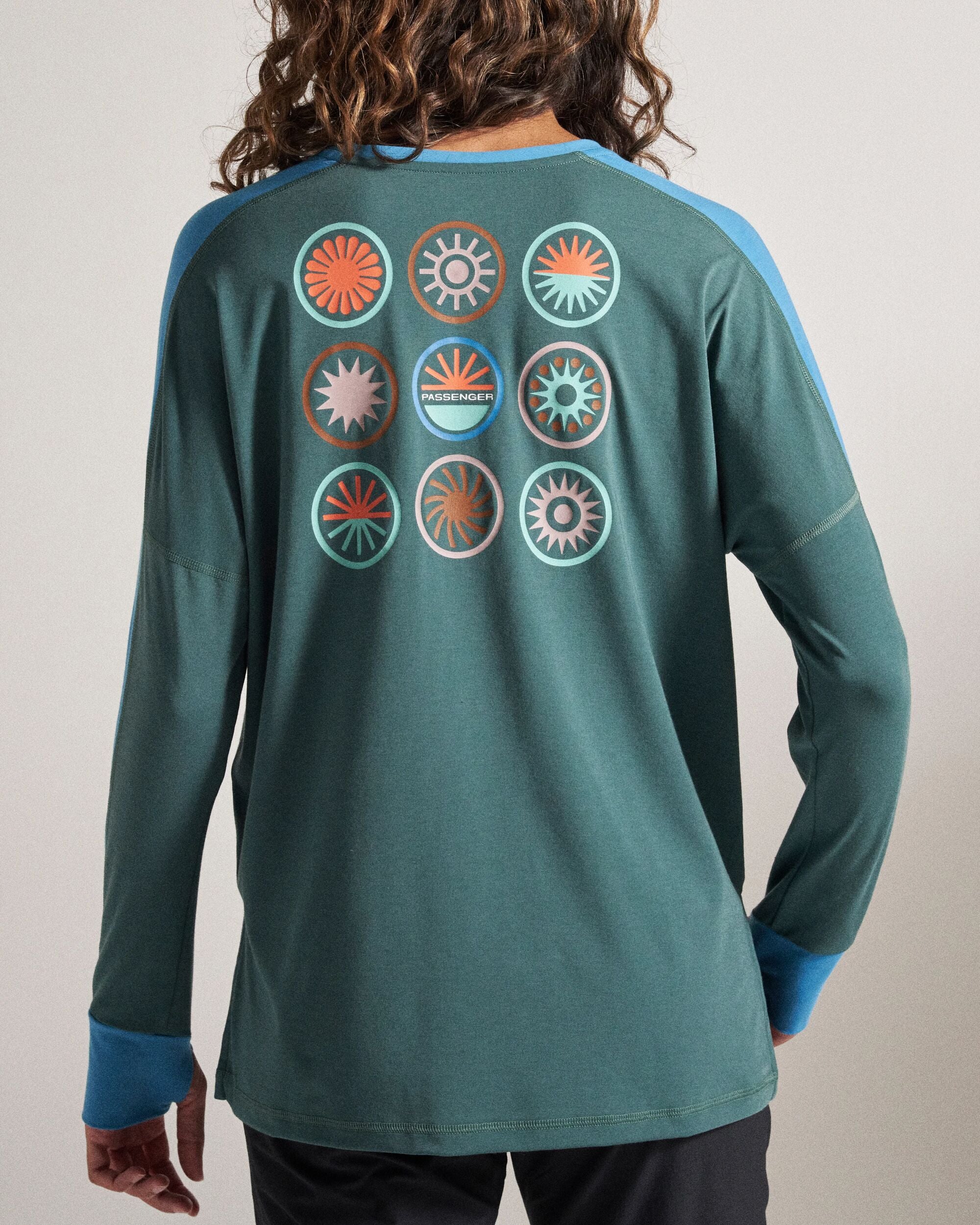 Chase The Light Drirelease® Active LS T-Shirt - Deep Ocean - Studio Model