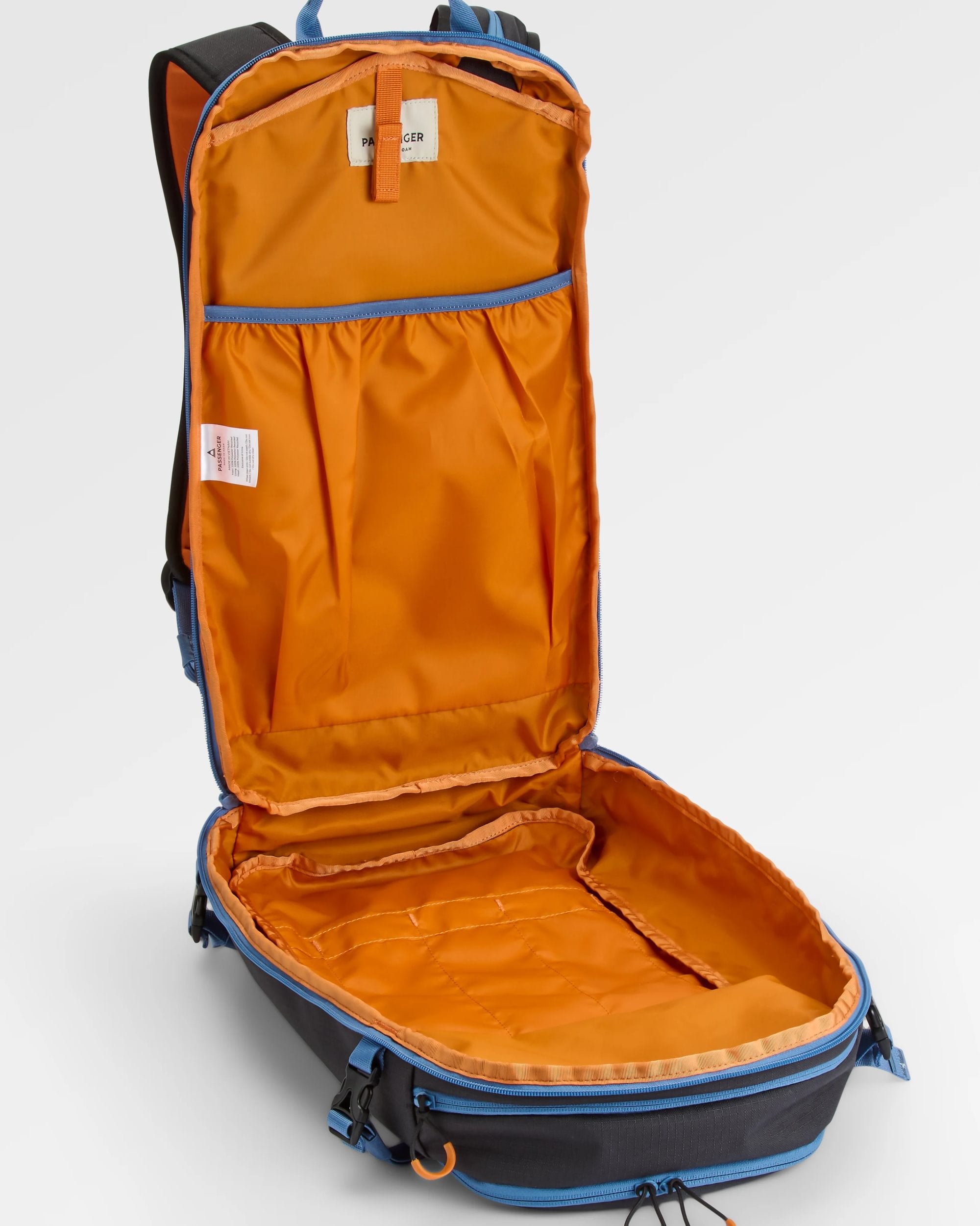 Snowscape Recycled Backpack - Phantom Black - Flatlay