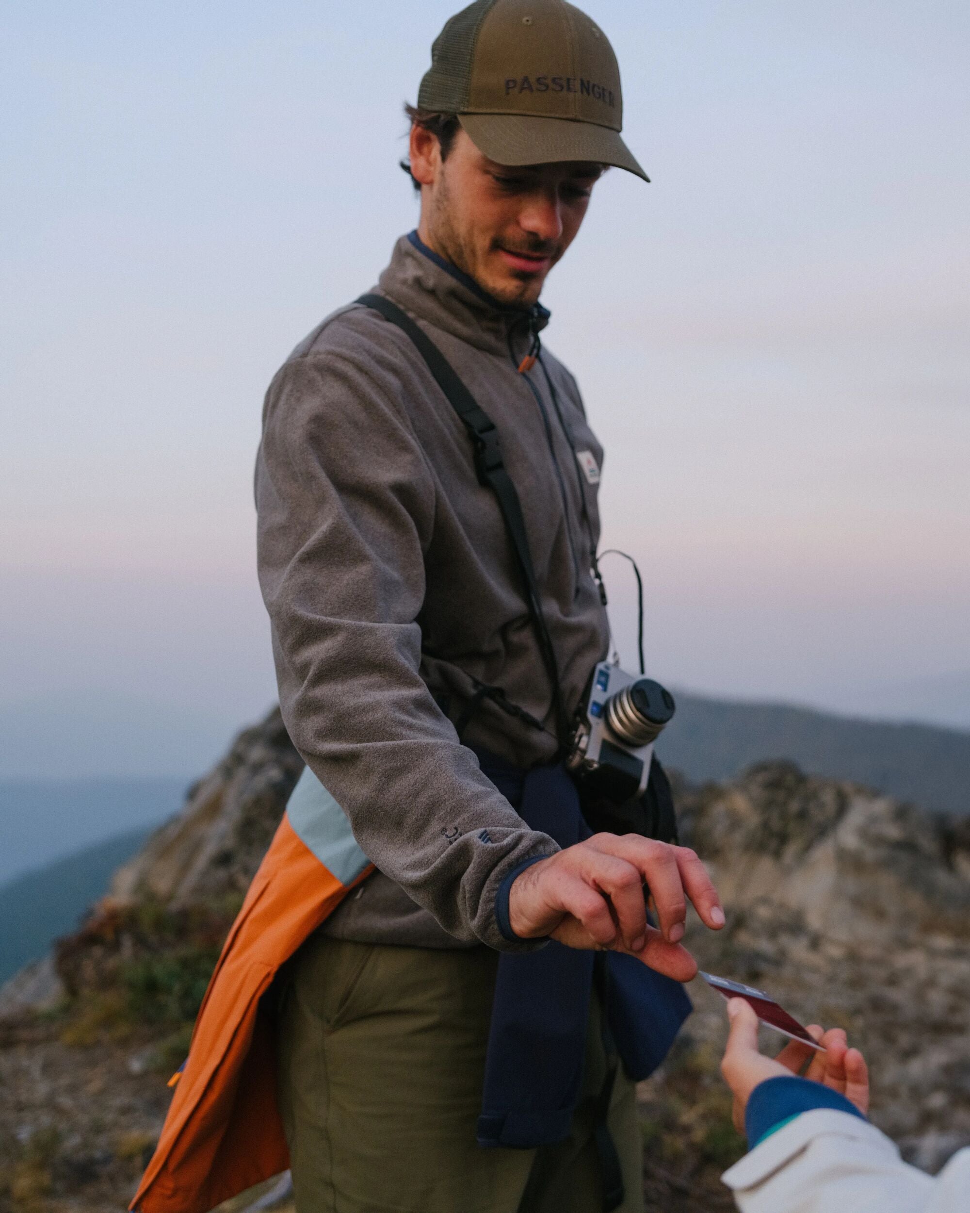 Switchback Micro Polartec® Fleece - Grey Marl 2 - Lifestyle