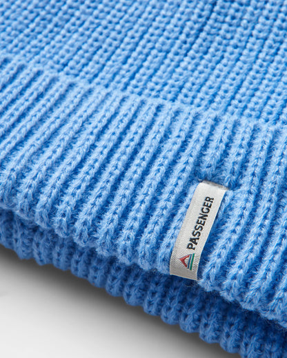 Compass Recycled Beanie - Cornflower