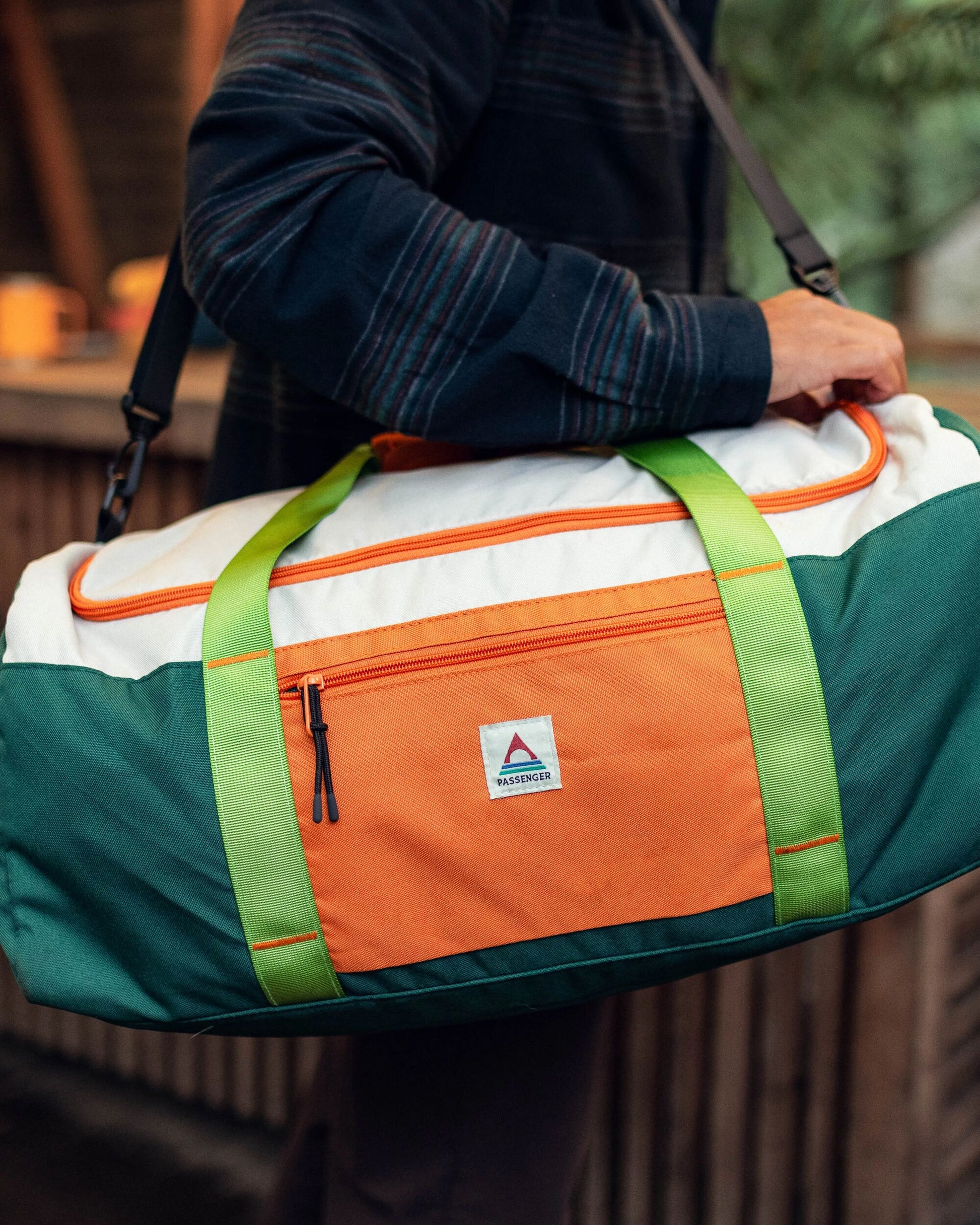 Boondocker Recycled 30L Duffel - Rain Forest Orange Multi