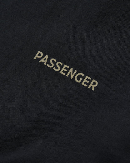 Classic Wordmark Regular Fit T-Shirt - Black - Flatlay