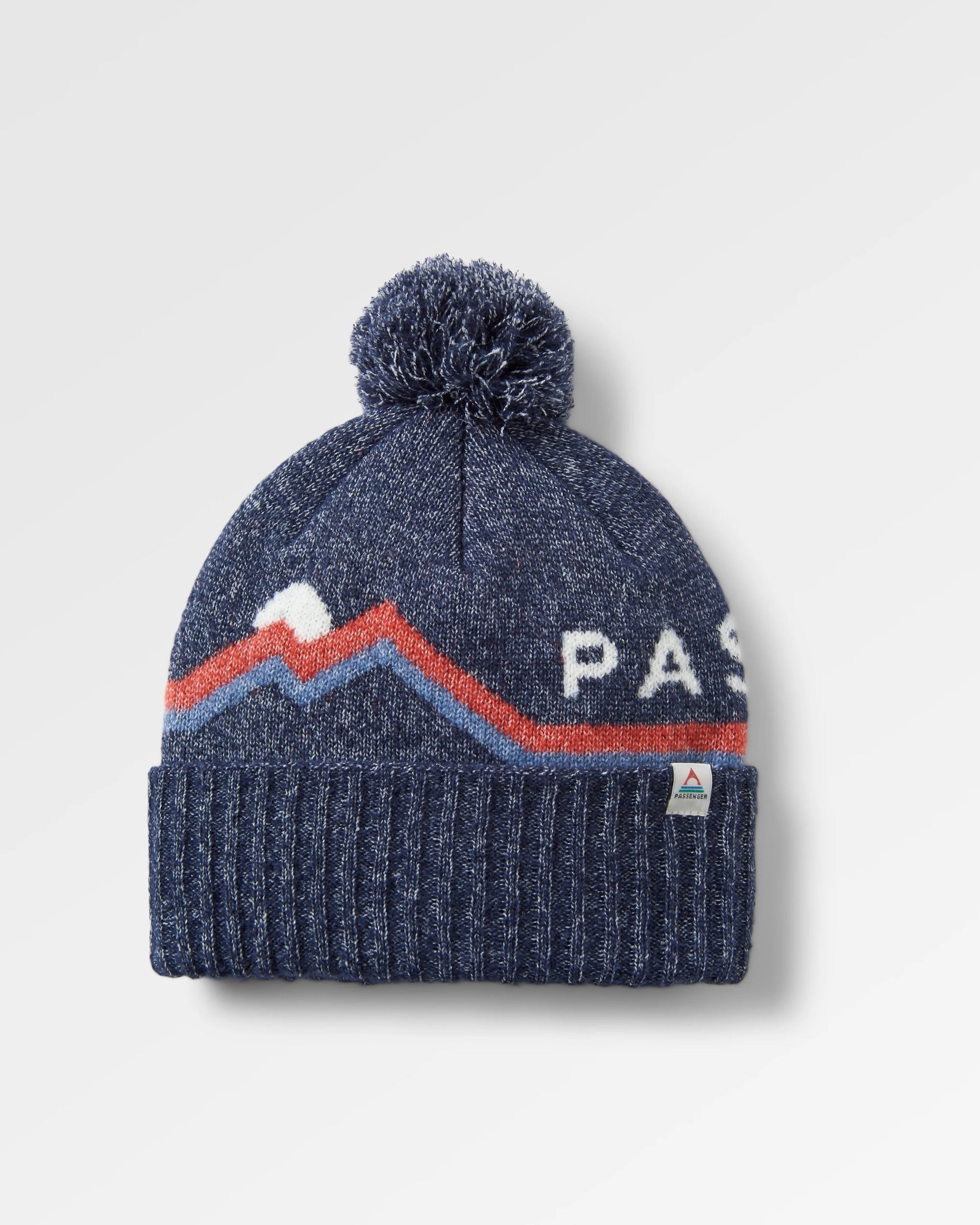 Passenger Recycled Bobble Hat - Rich Navy